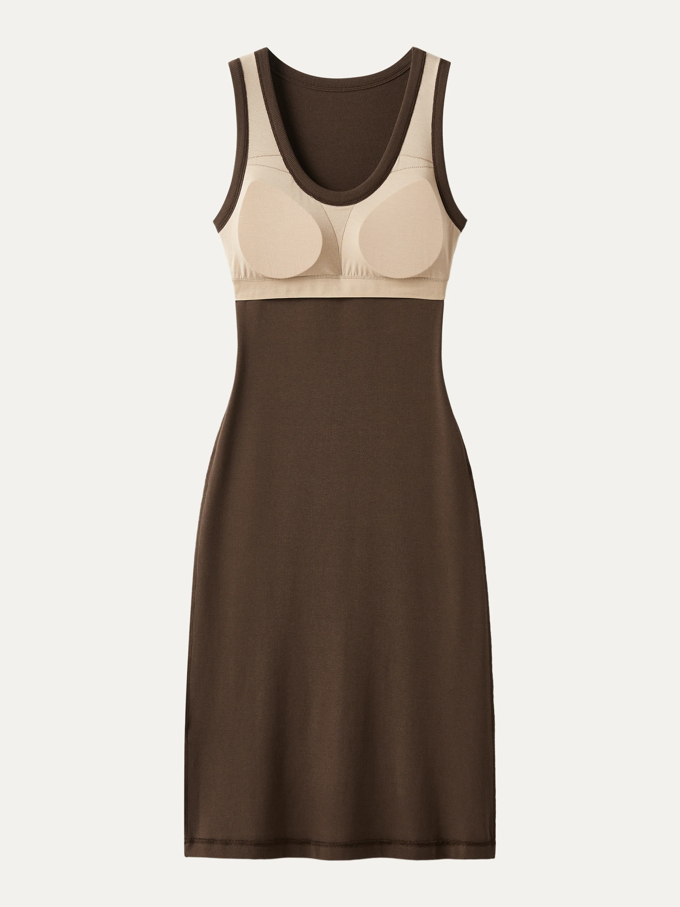 Scoop Neck New Airy Brami Tank Dress