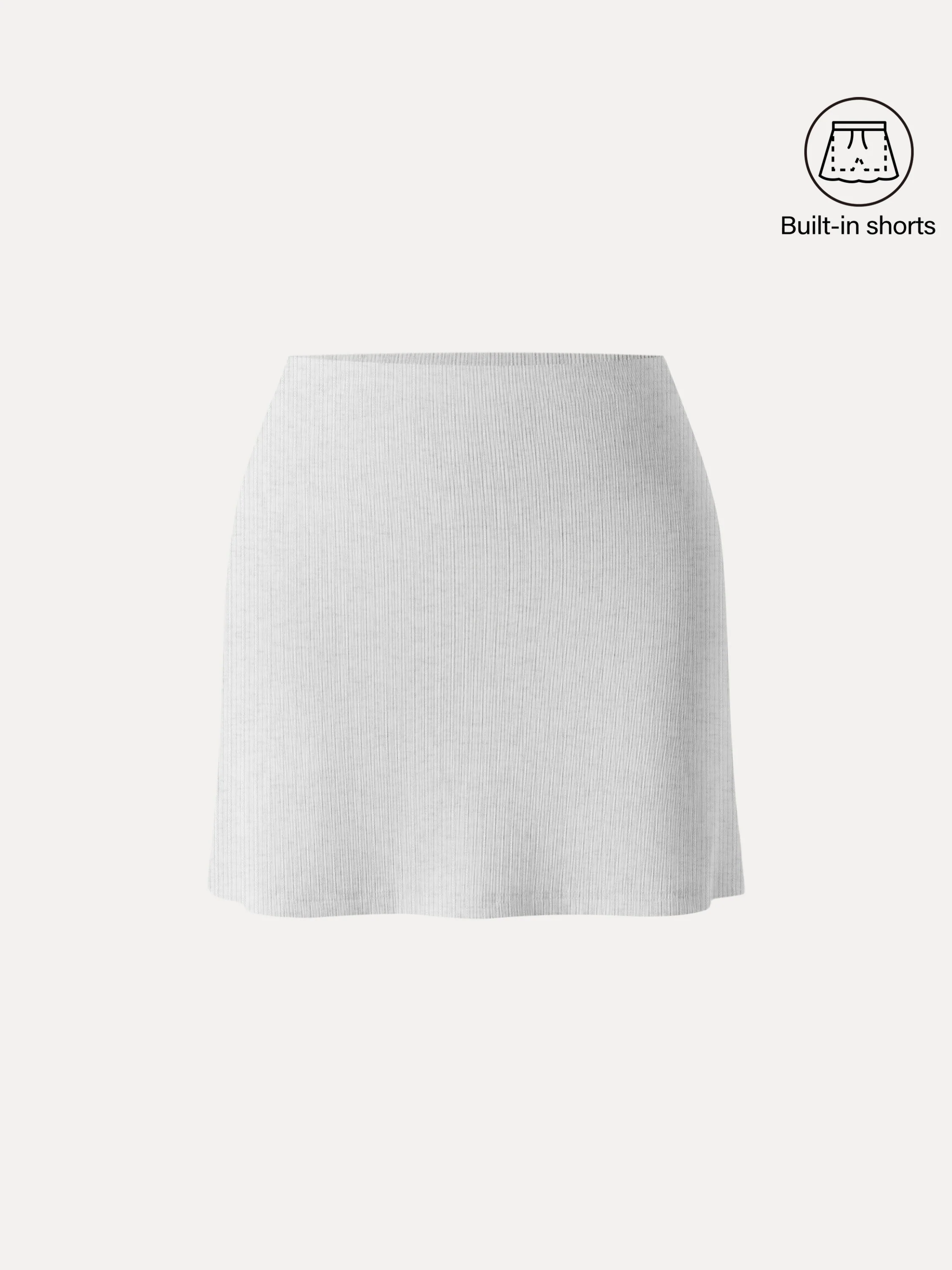 Mini Skirt with Built-in Shorts
