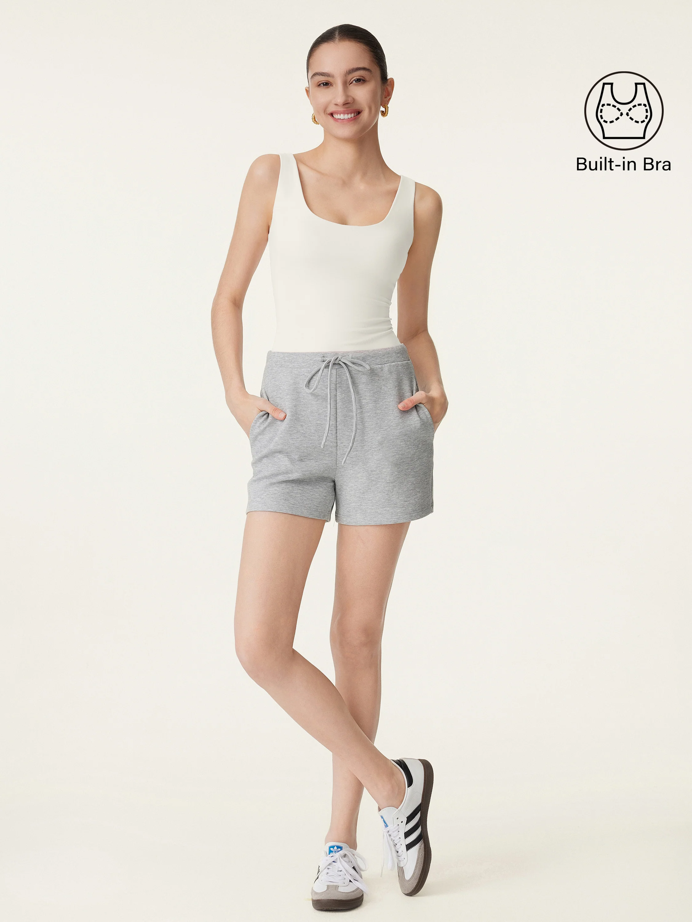 U-neck Breathable Bra Tank