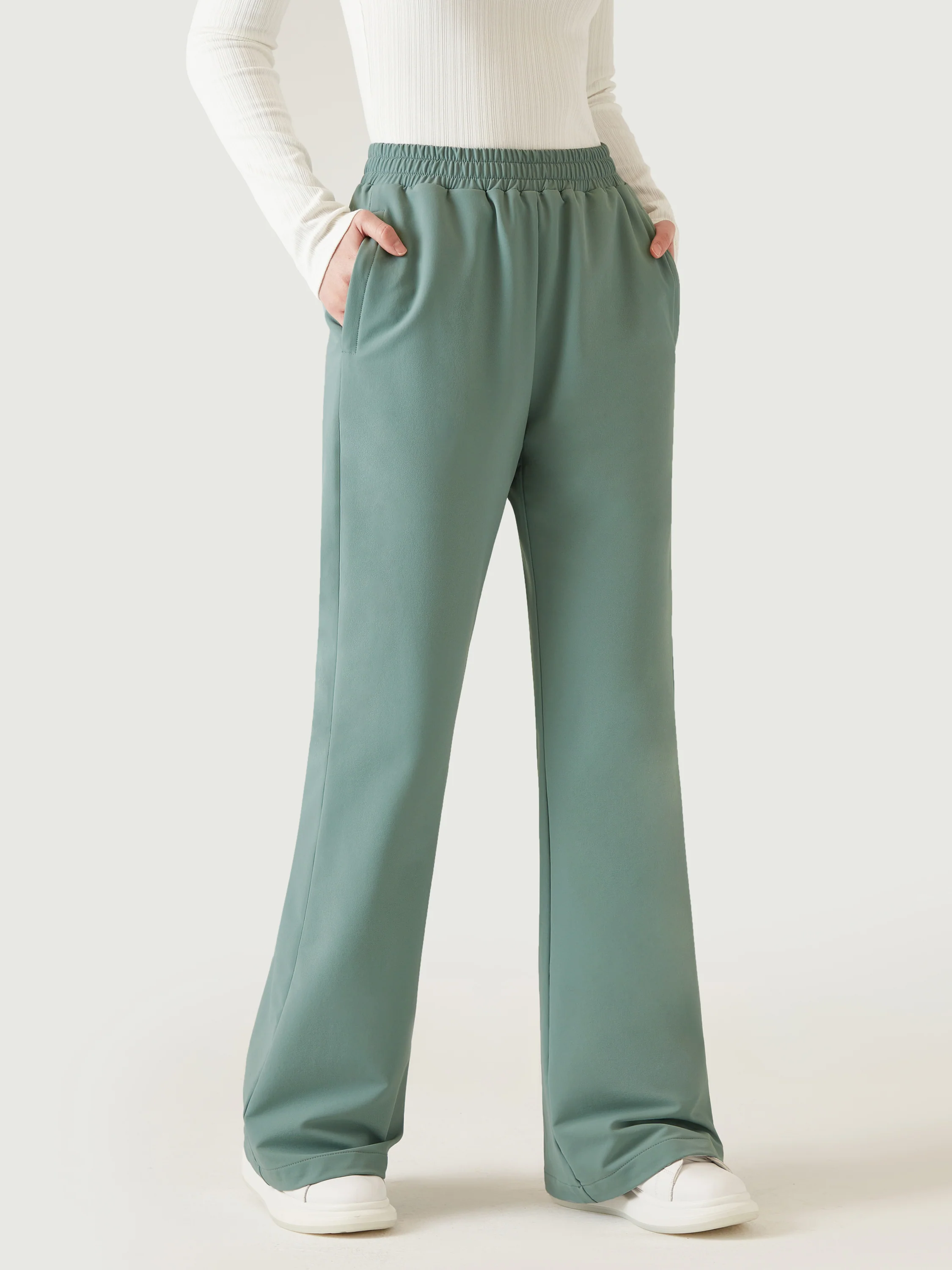 Mid Rise Waterproof Fleece-Lined Trousers