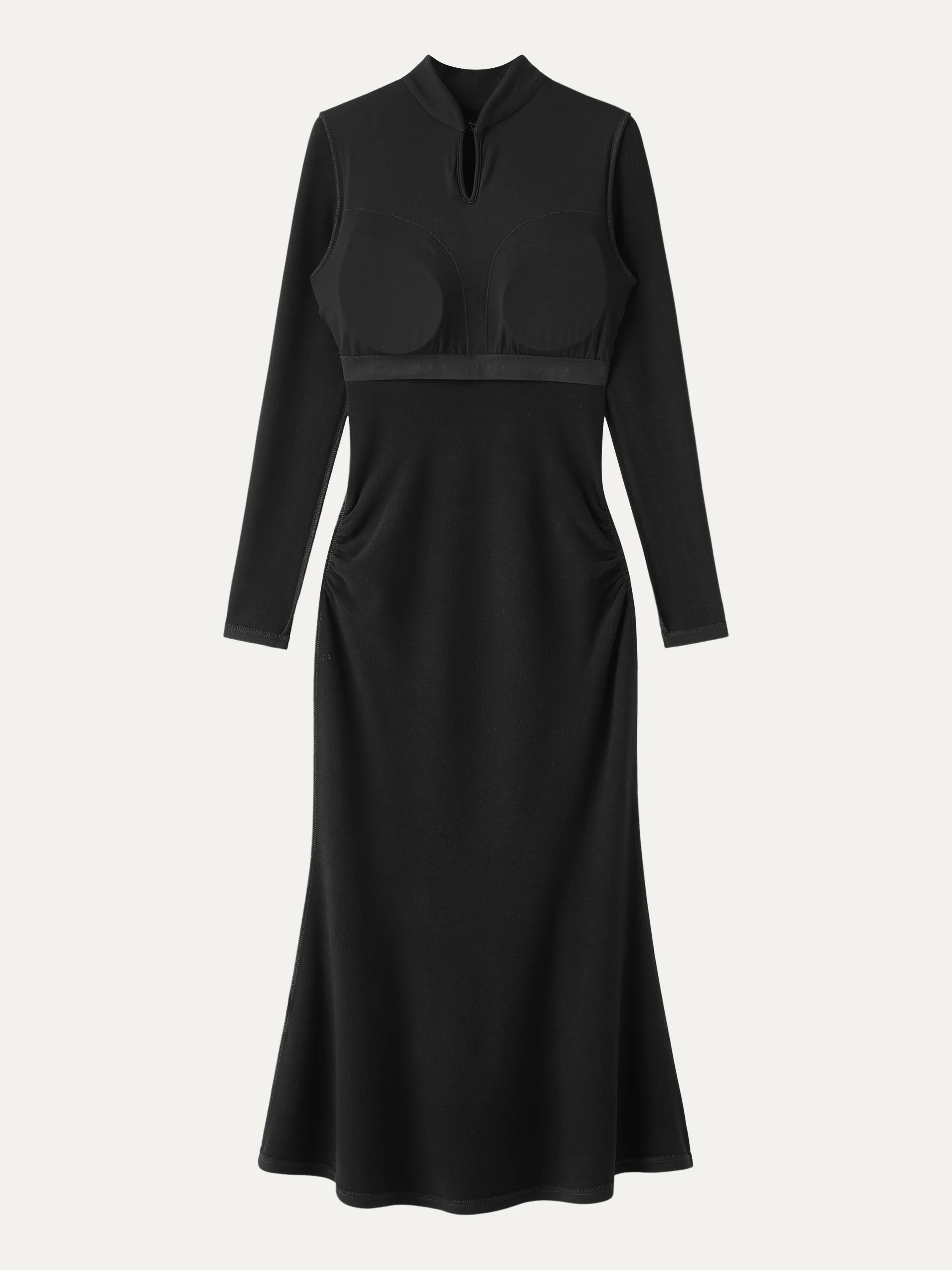 Mandarin Collar Mermaid Brami Dress