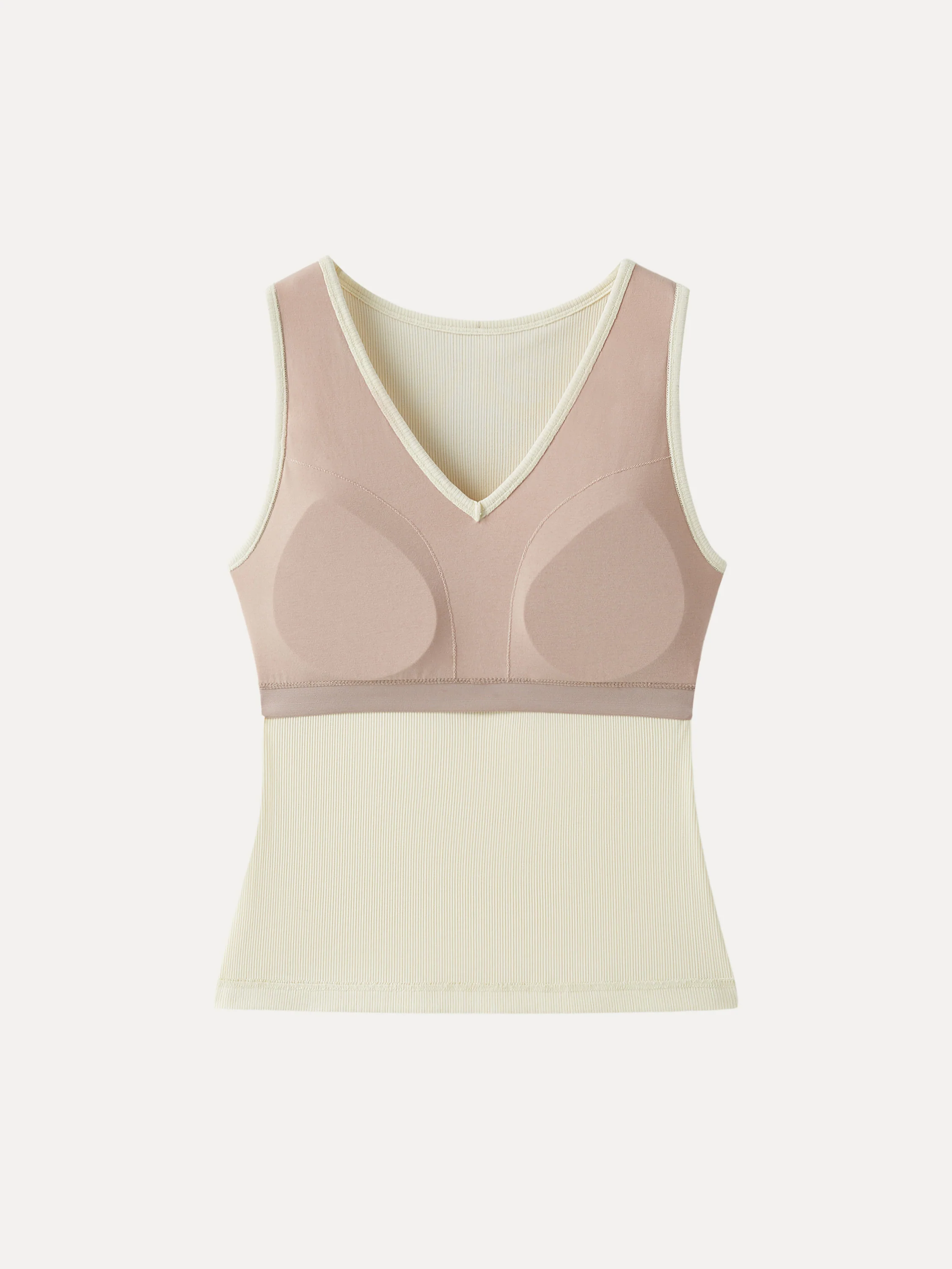 2-Piece Set: V-Neck Sleeveless Crop Top & A-Line Mini Skirt with Built-in Shorts