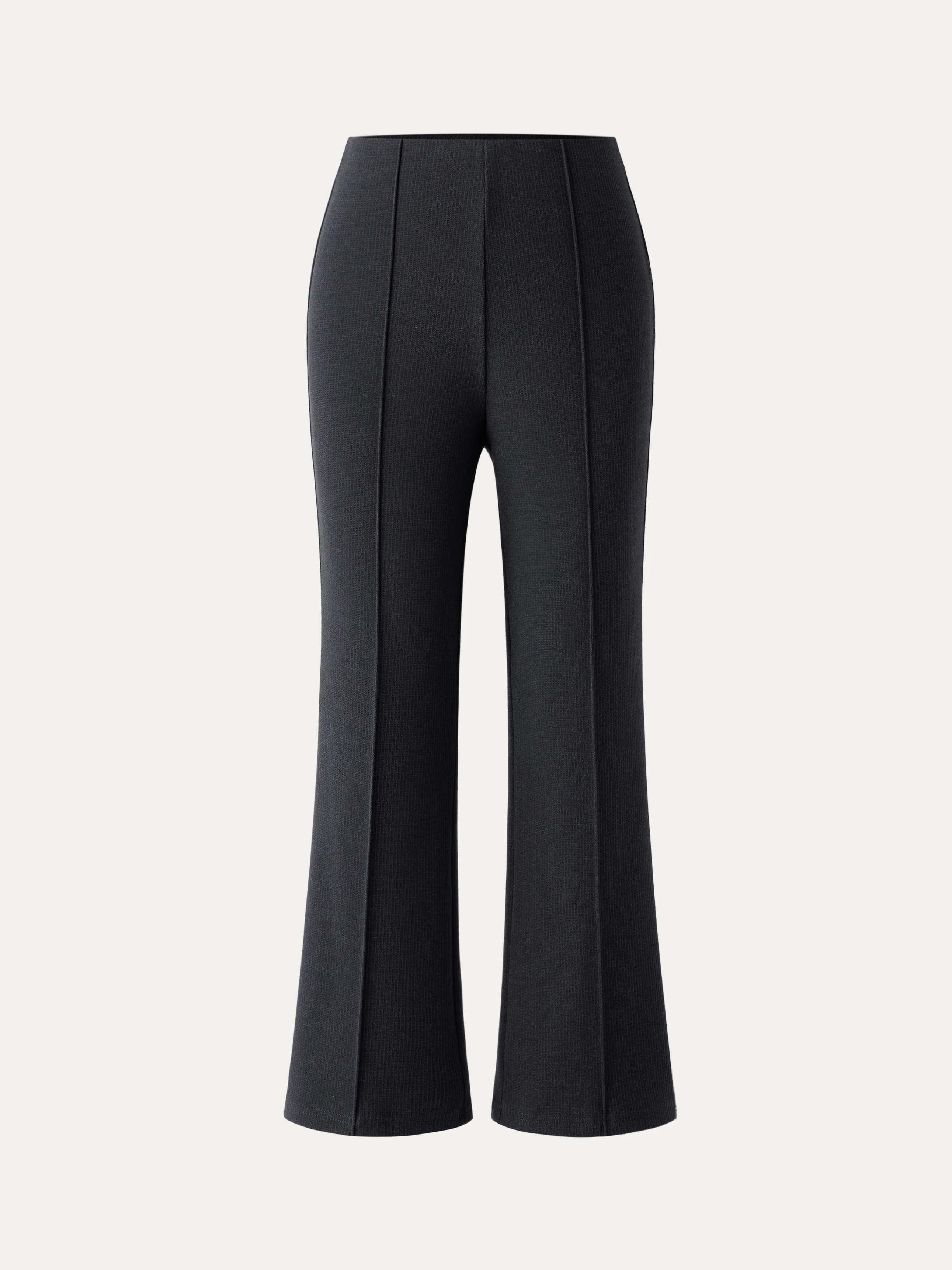 Pull-On Cropped Flare Pants