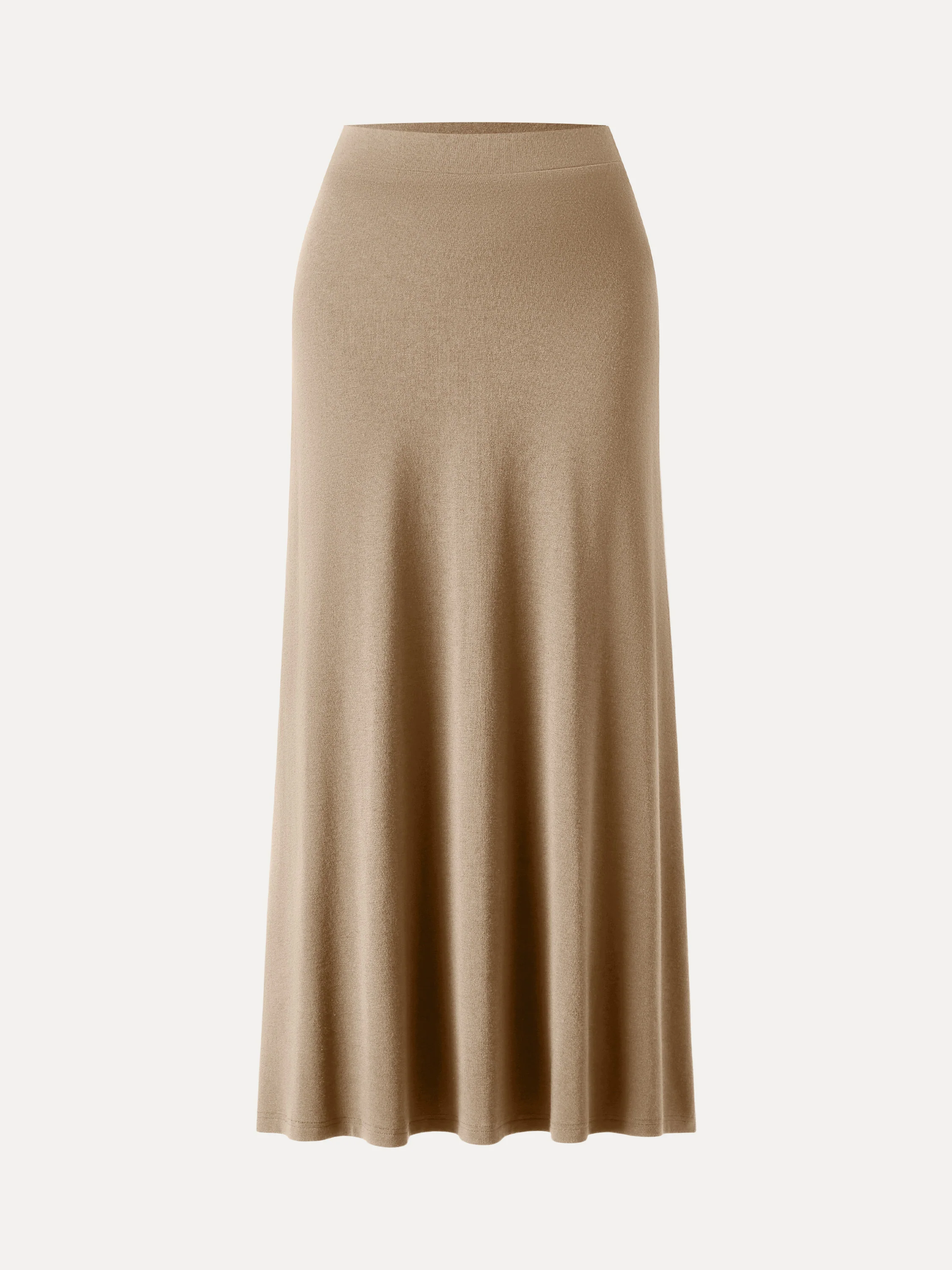 Light Warm Pull-on Circle Flared Maxi Skirt
