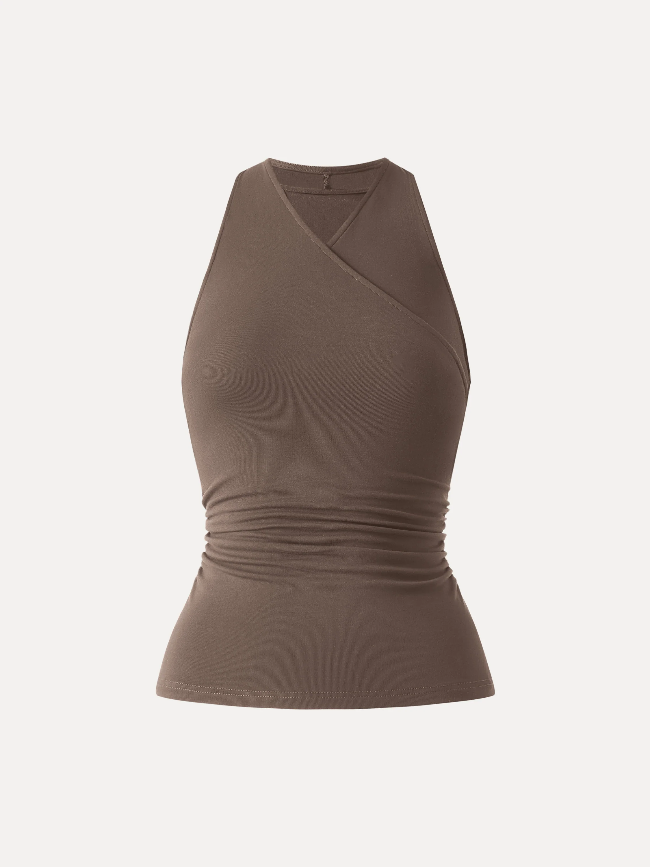 Ultra-soft Wrap Sleeveless Top