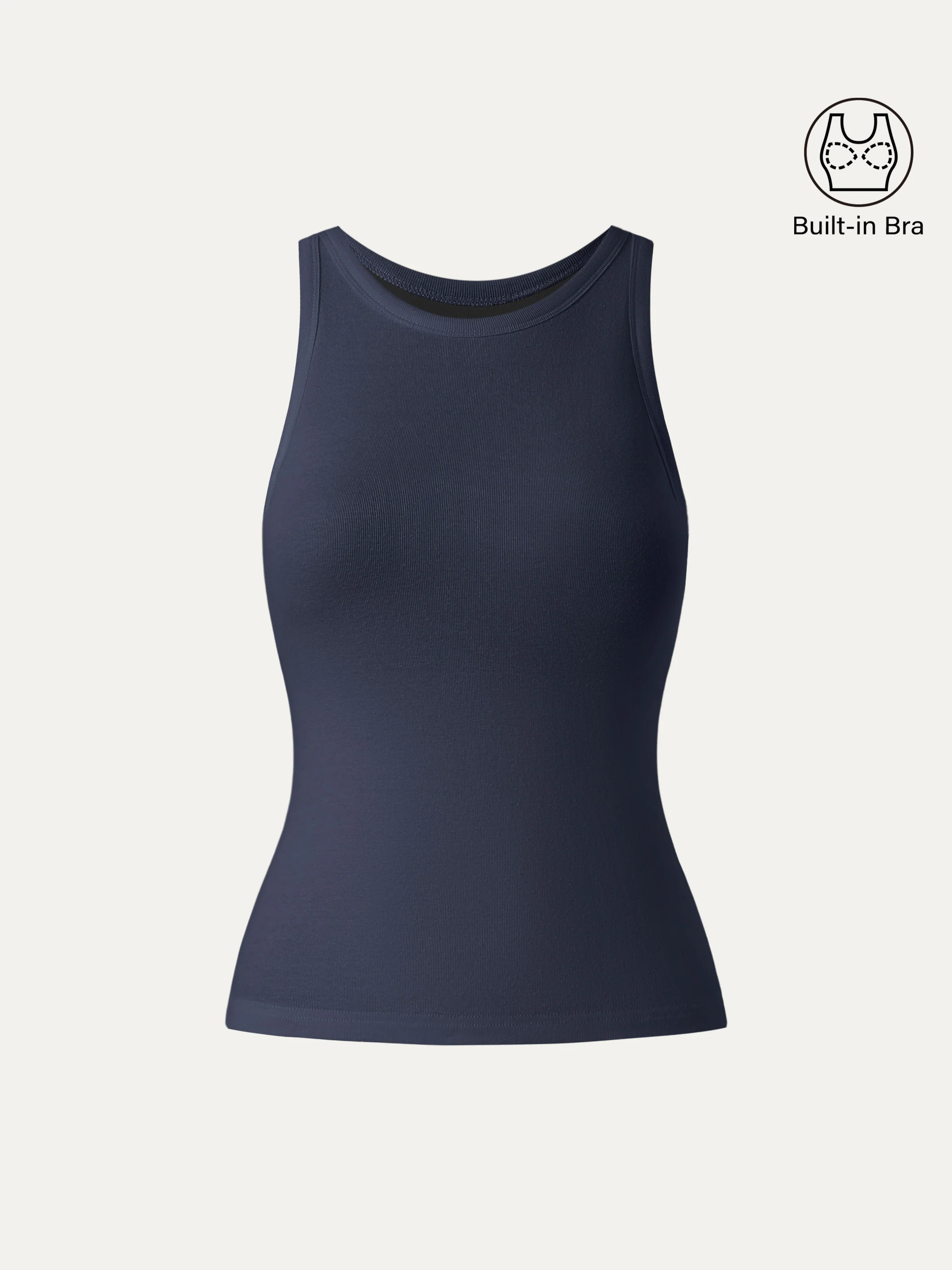 Stretch Linen Luxe Crewneck Airy Brami Tank