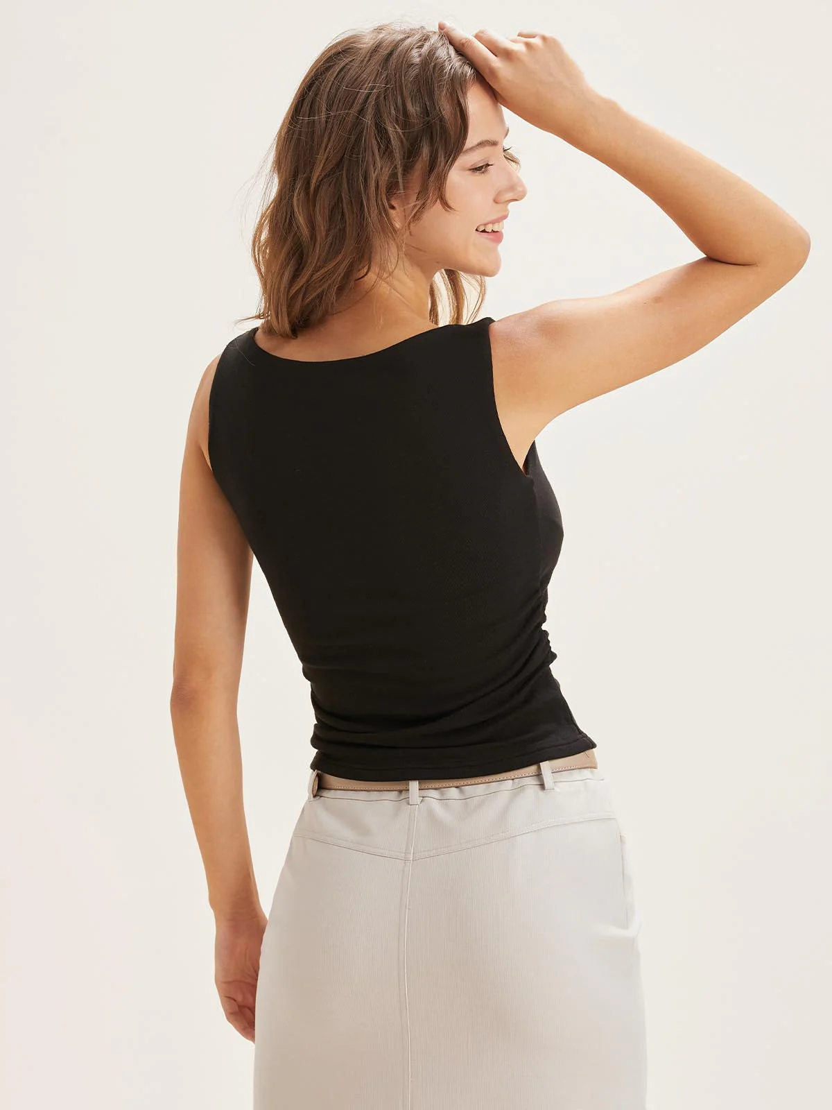 Boat Neck Sports Tank Top