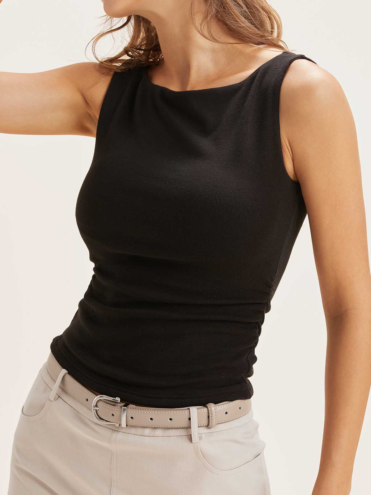 Boat Neck Sports Tank Top