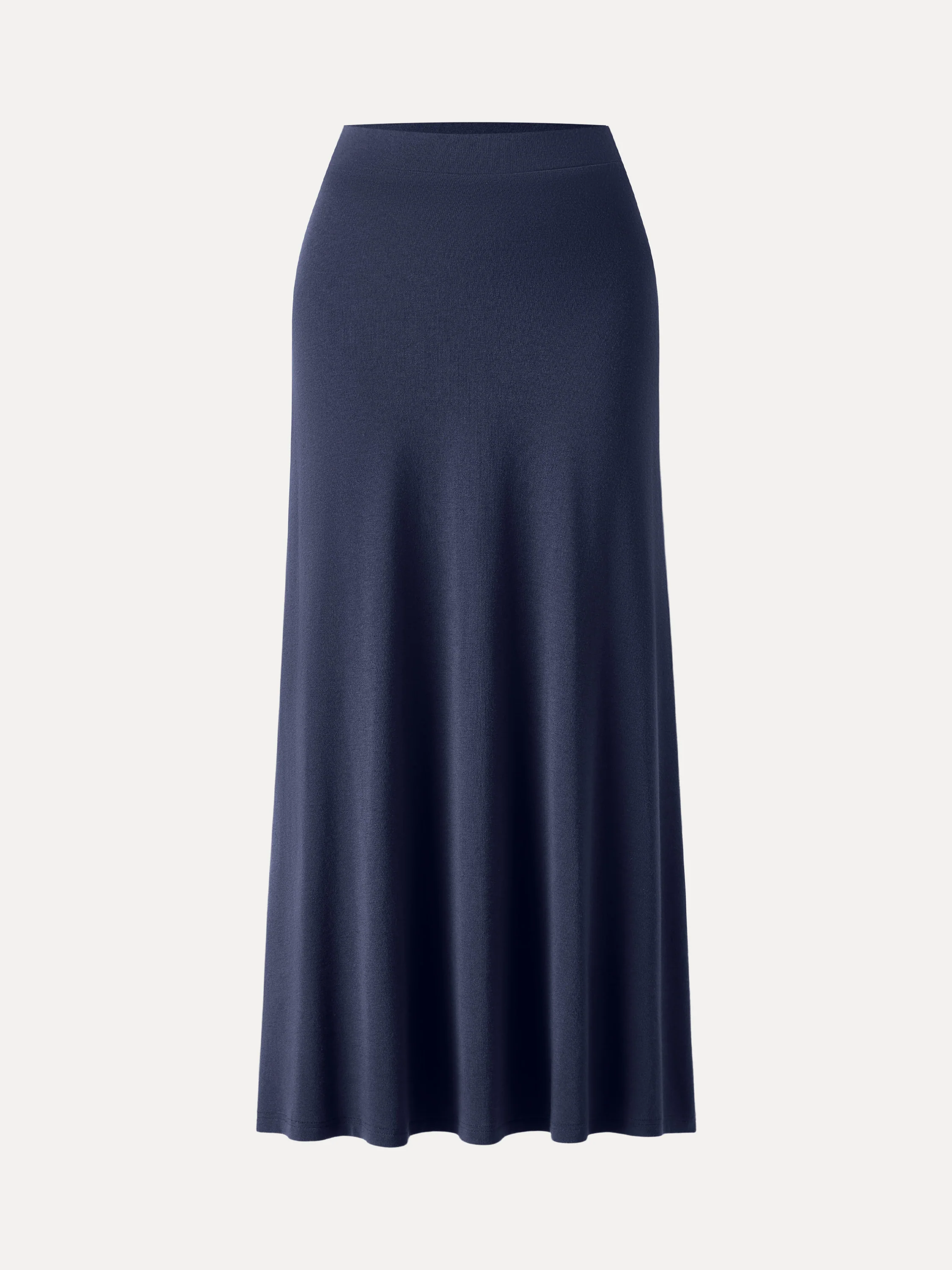 Light Warm Pull-on Circle Flared Maxi Skirt