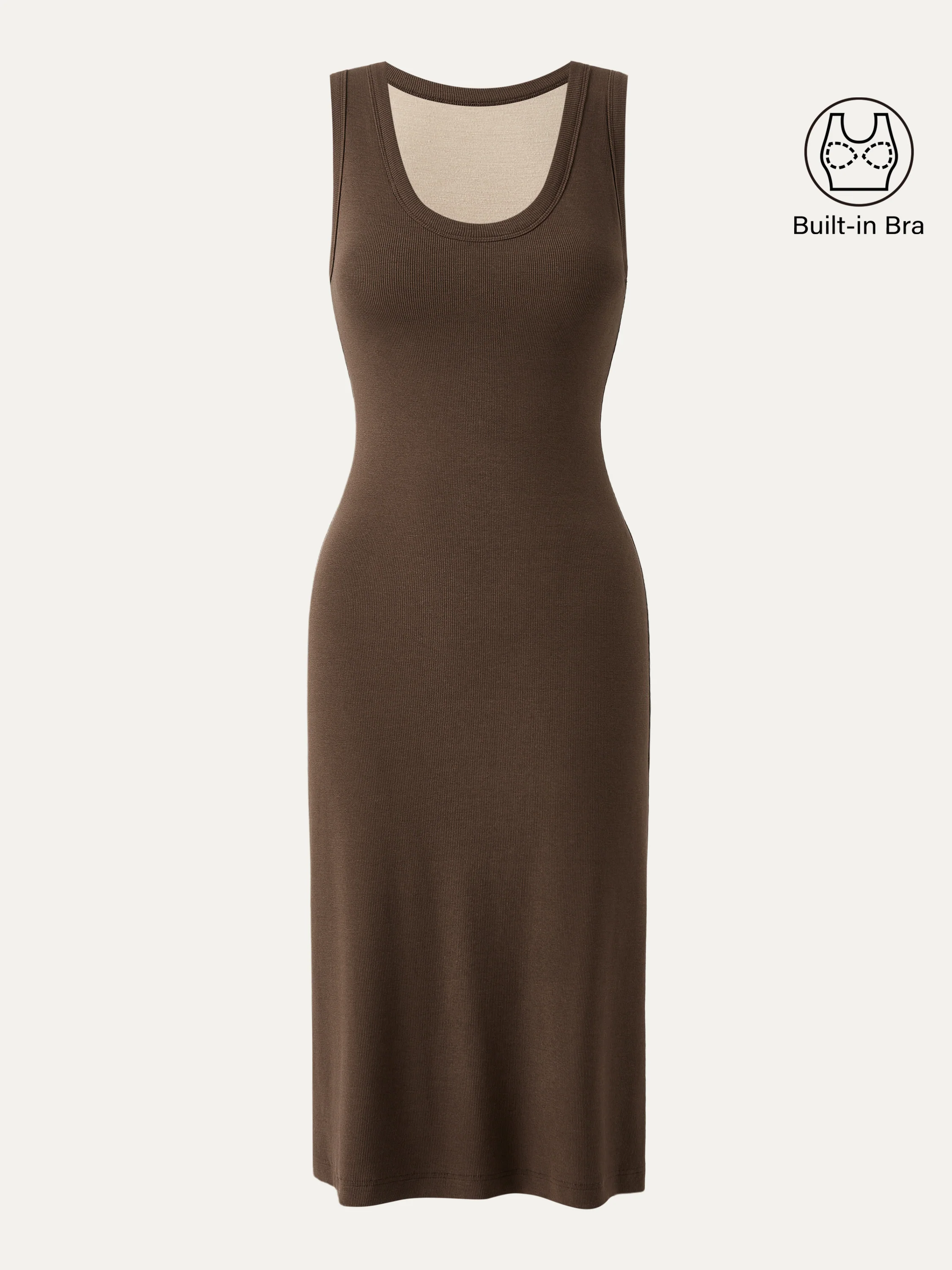 Scoop Neck New Airy Brami Tank Dress
