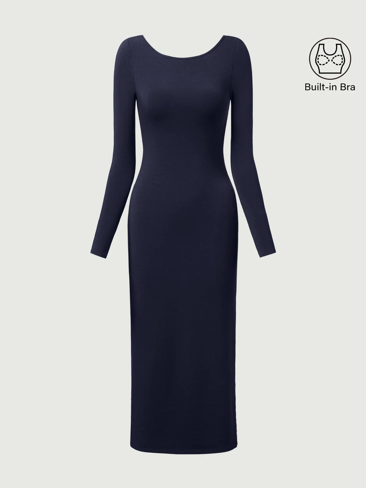 Open Back Mid-length Dress