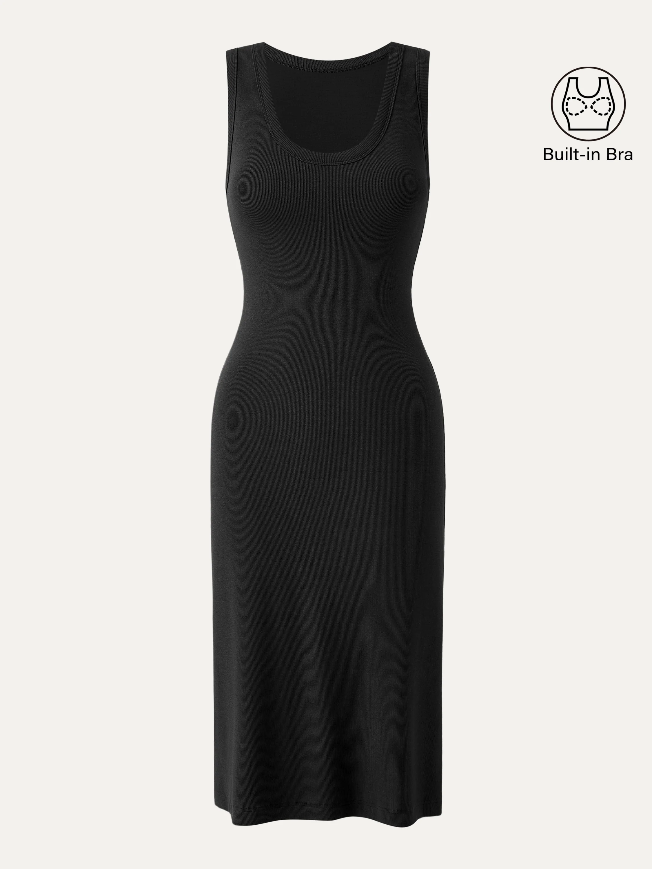 Scoop Neck New Airy Brami Tank Dress