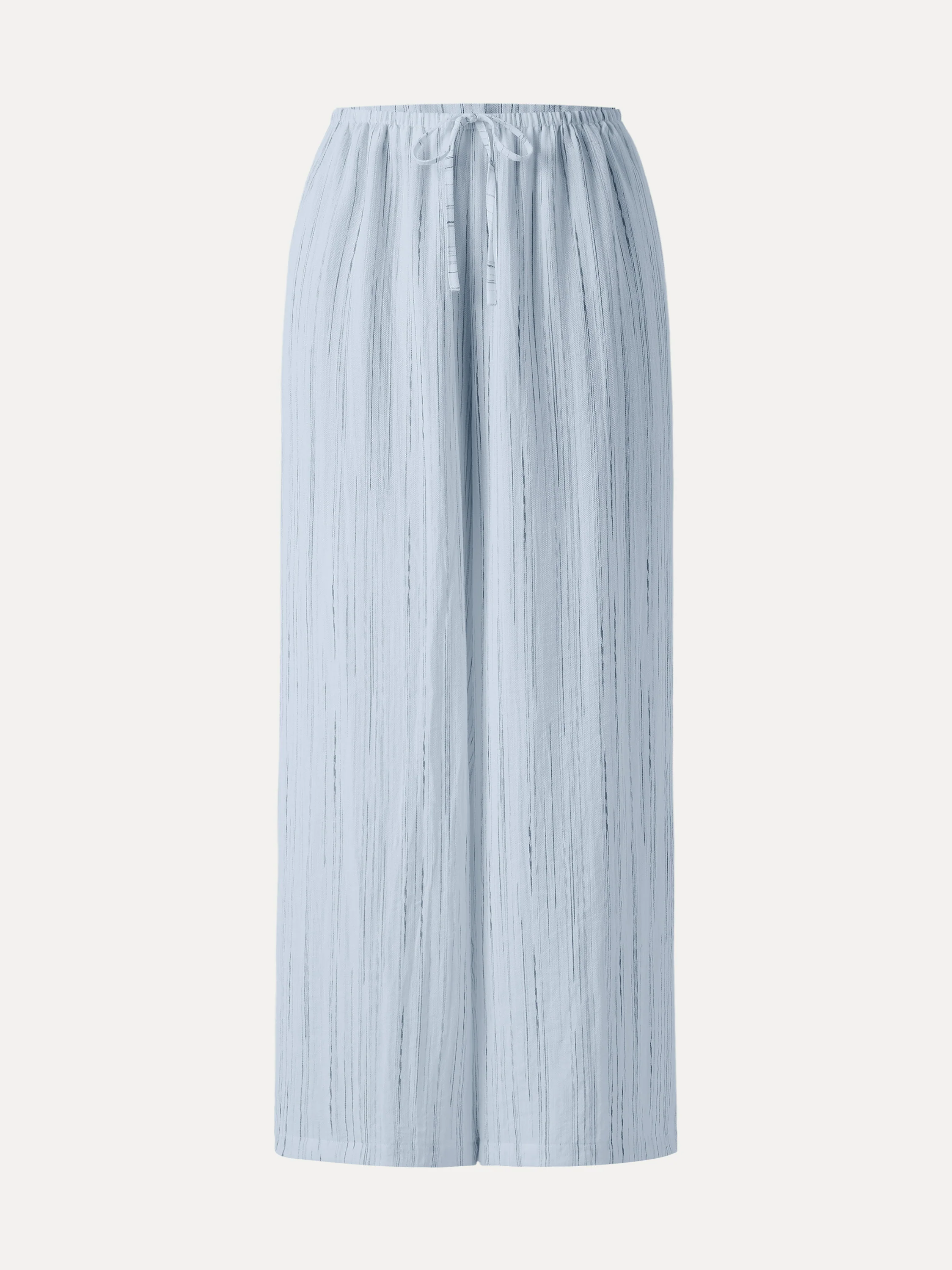 Classic Summer Striped Wide-Leg Pants with Pockets