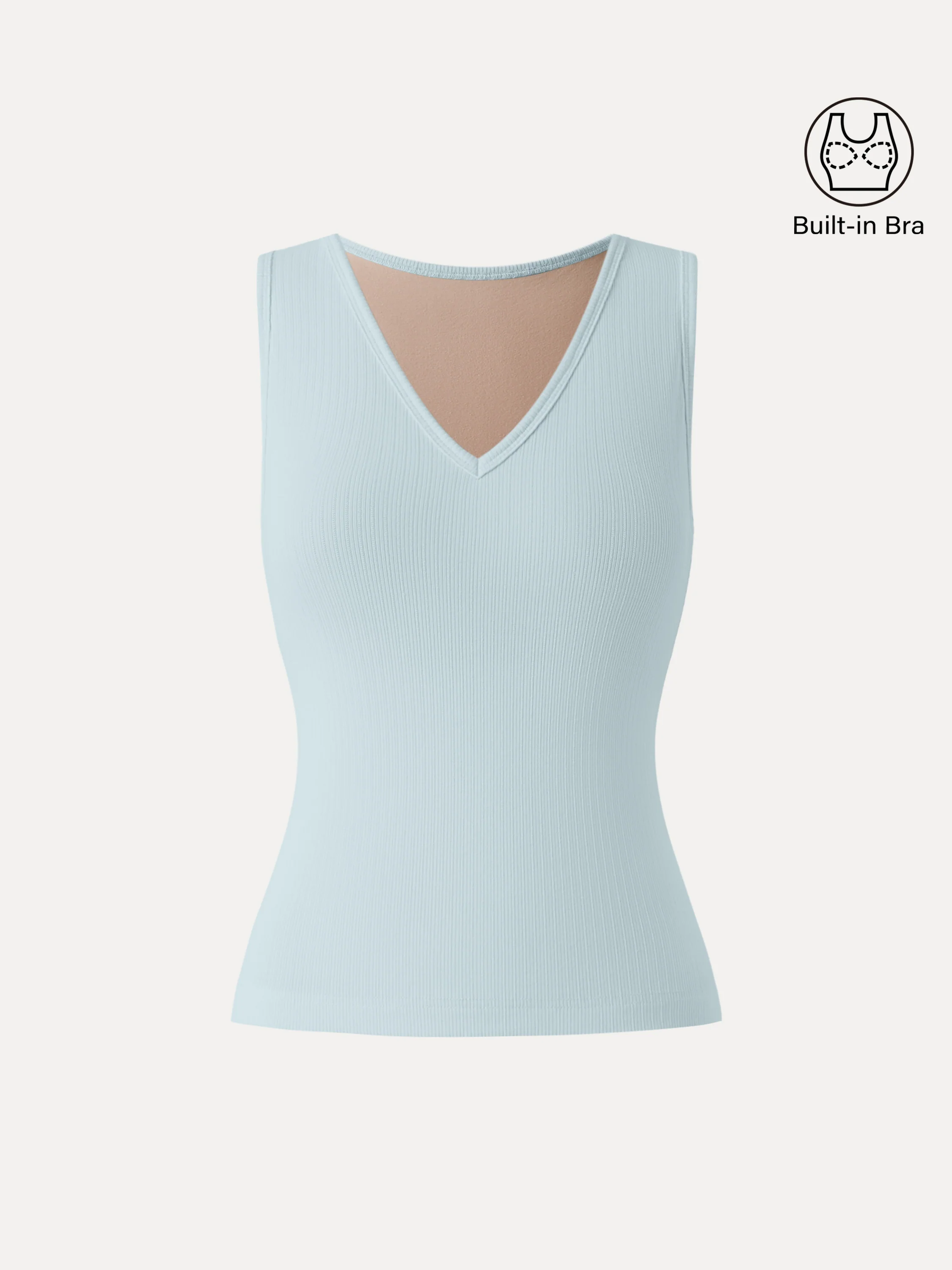 V-neck Sleeveless Brami Tank