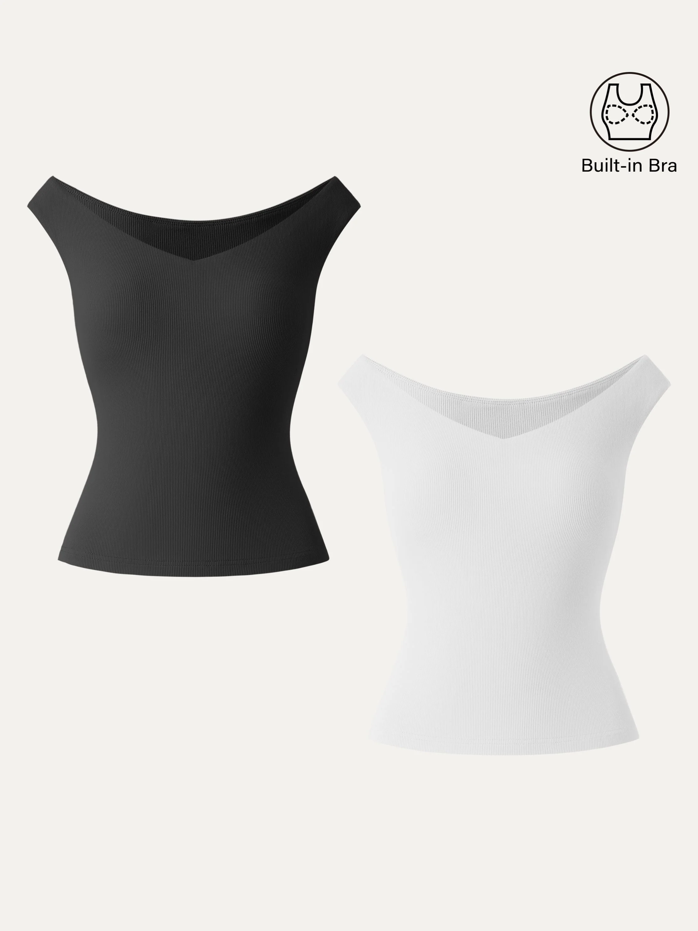 2Pcs Set Essential V-neck New Airy Brami