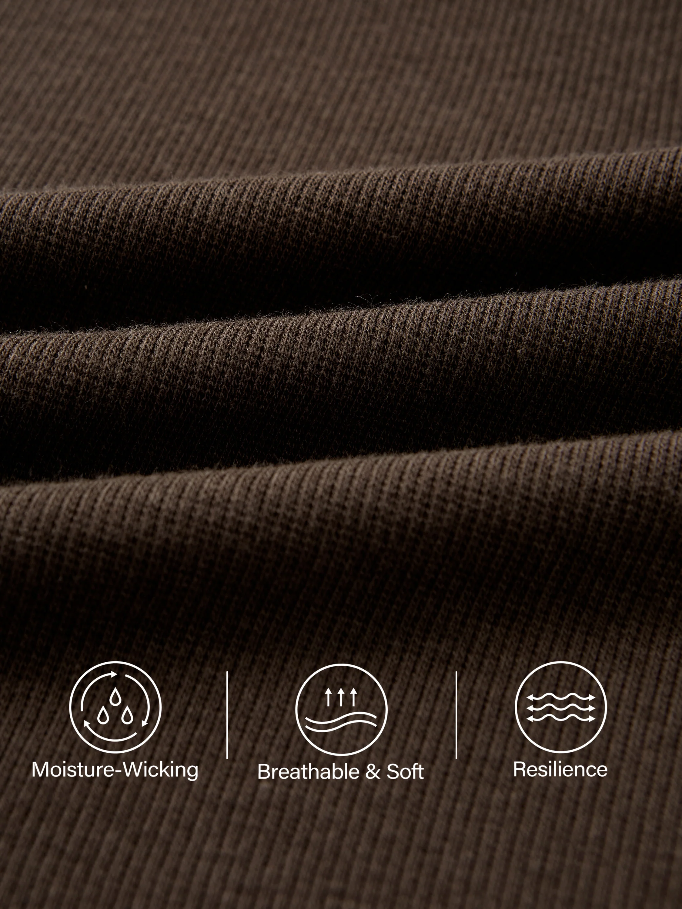 Essential Round Neck Ribbed Long Sleeve Brami