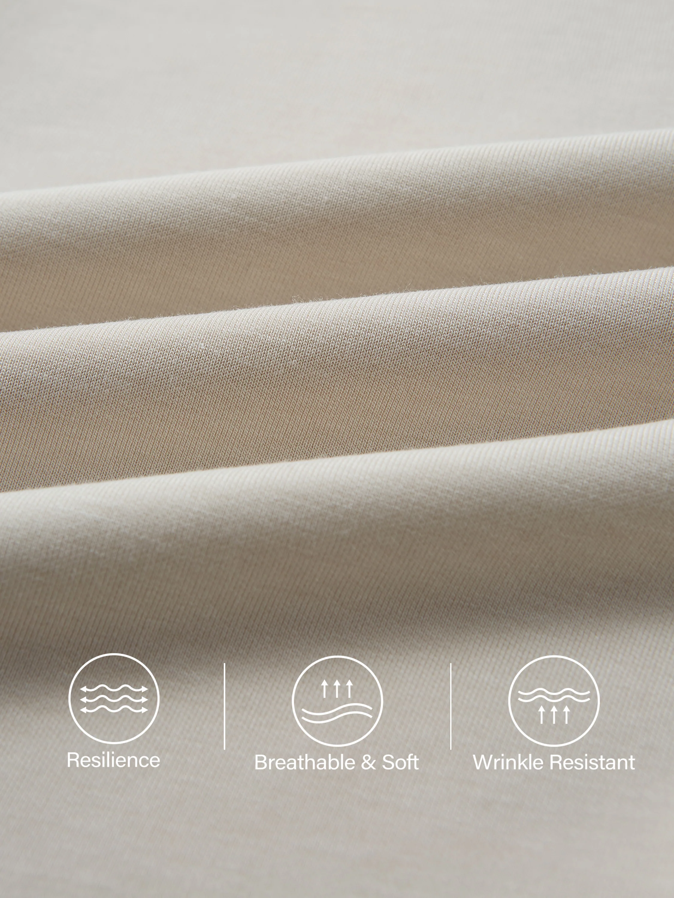 2Pcs Set Crewneck 3/4 Sleeve Top & Mid Rise Straight Leg Pull-on Trousers with Pockets