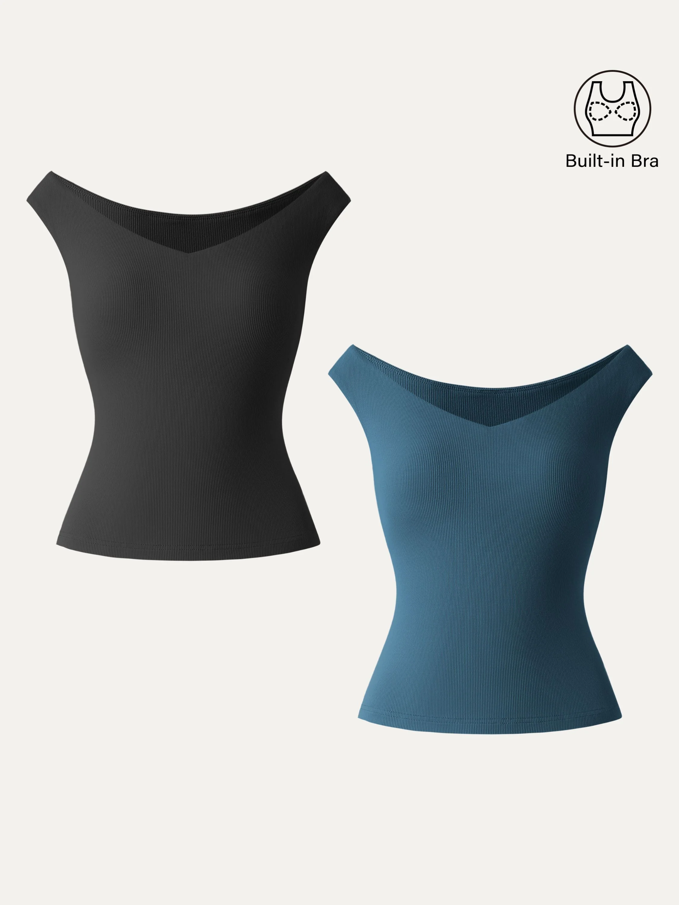 2Pcs Set Essential V-neck New Airy Brami