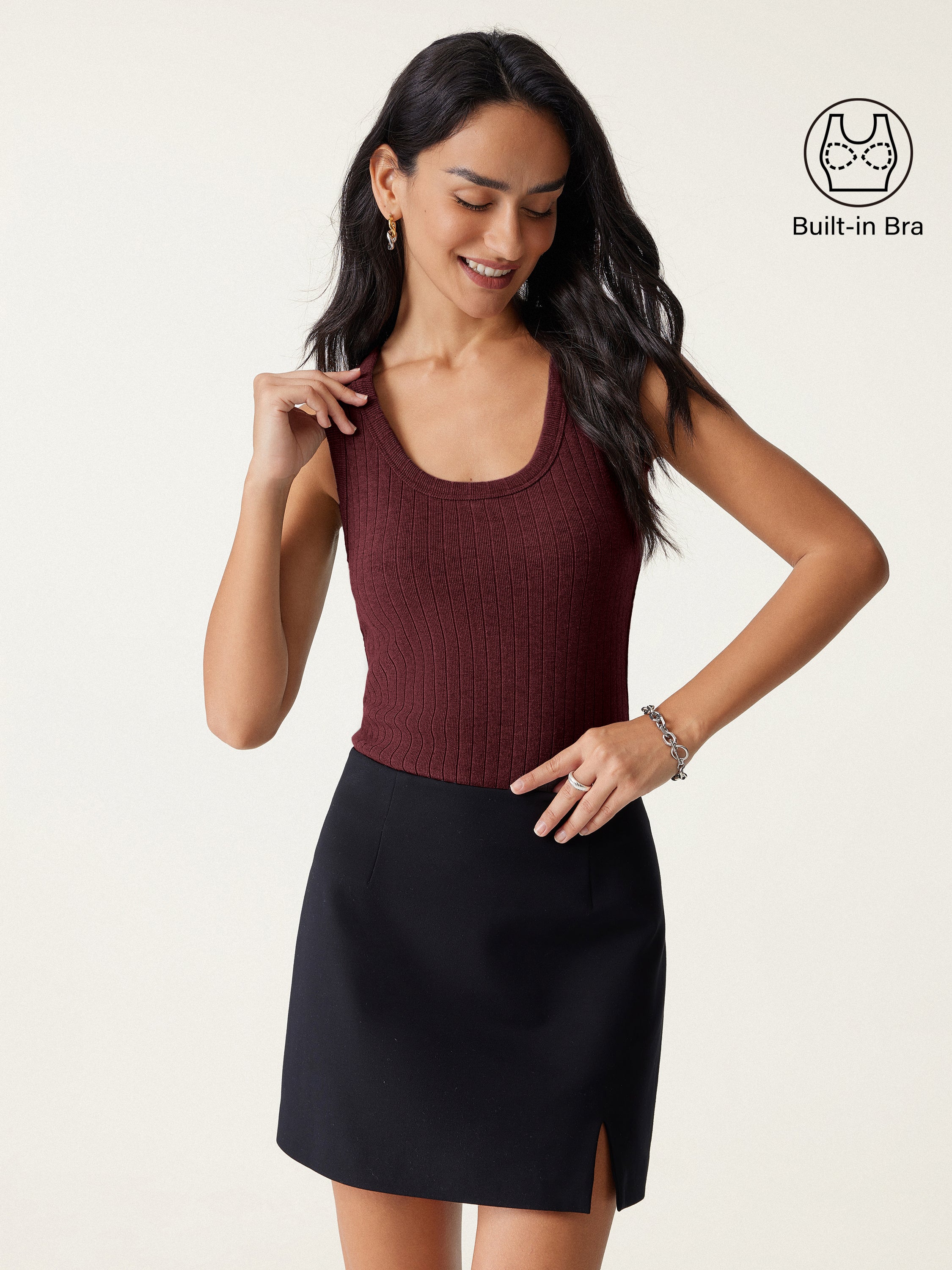 Wide Rib Scoop Brami Tank