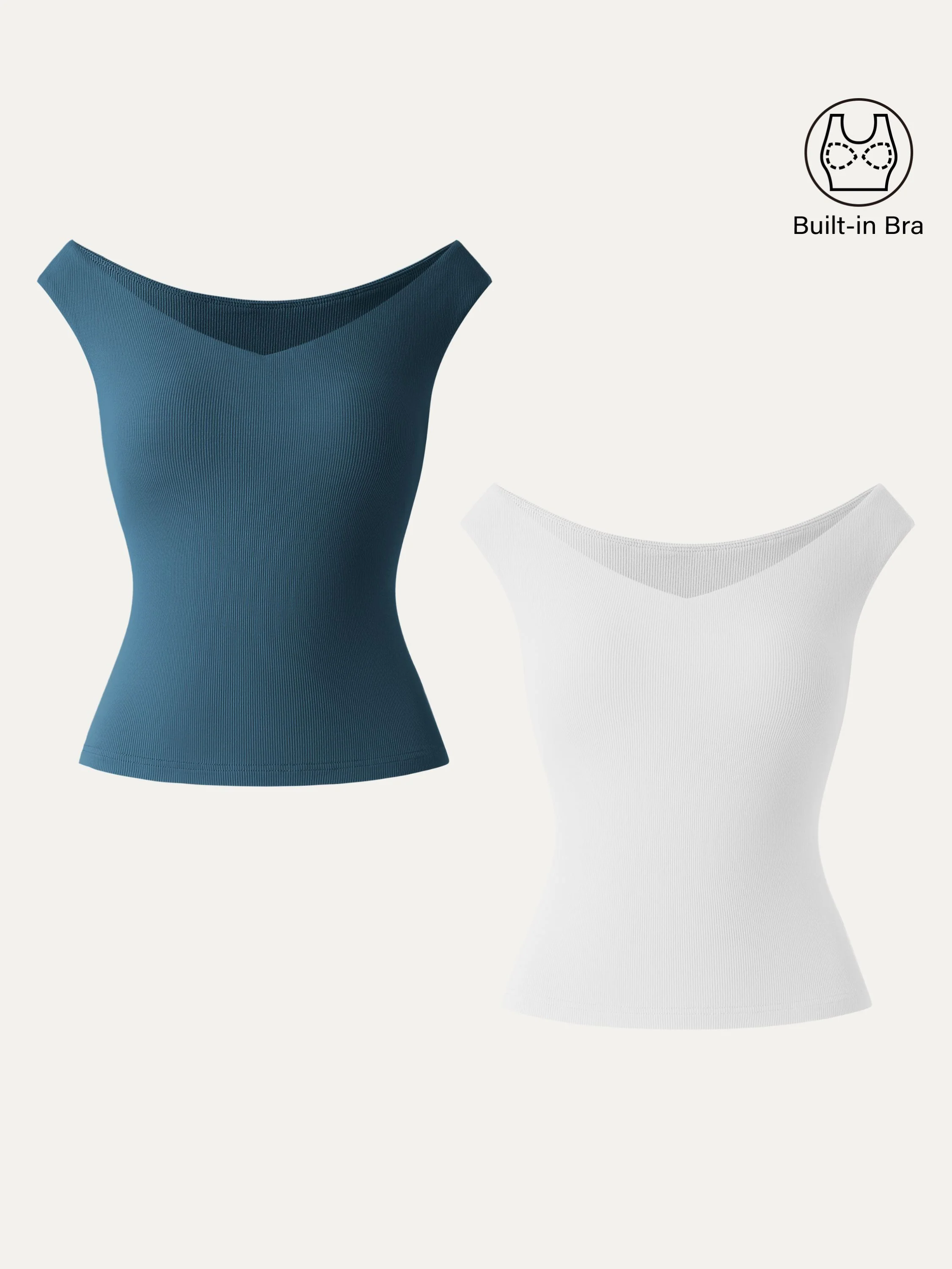 2Pcs Set Essential V-neck New Airy Brami