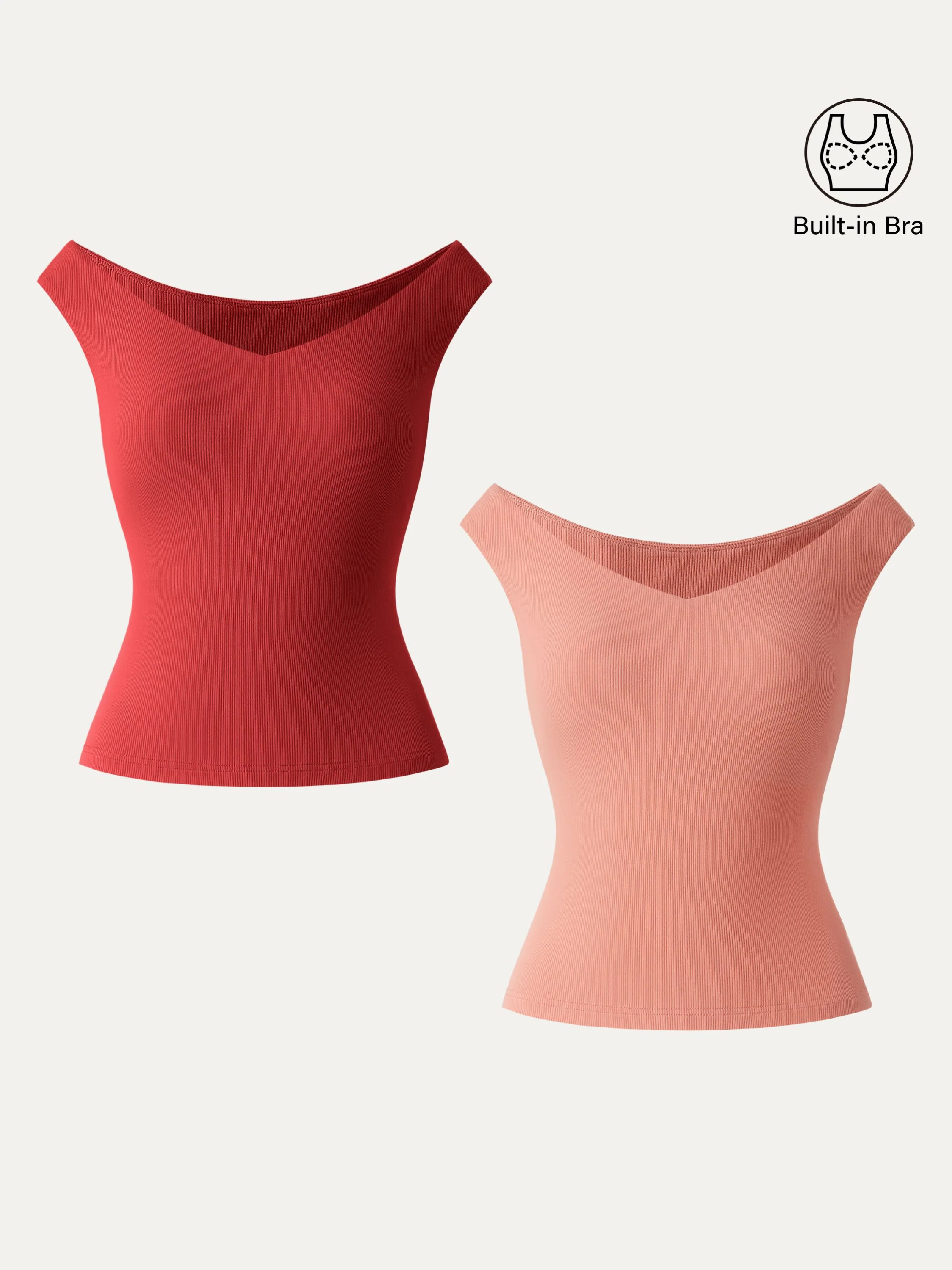 2Pcs Set Essential V-neck New Airy Brami