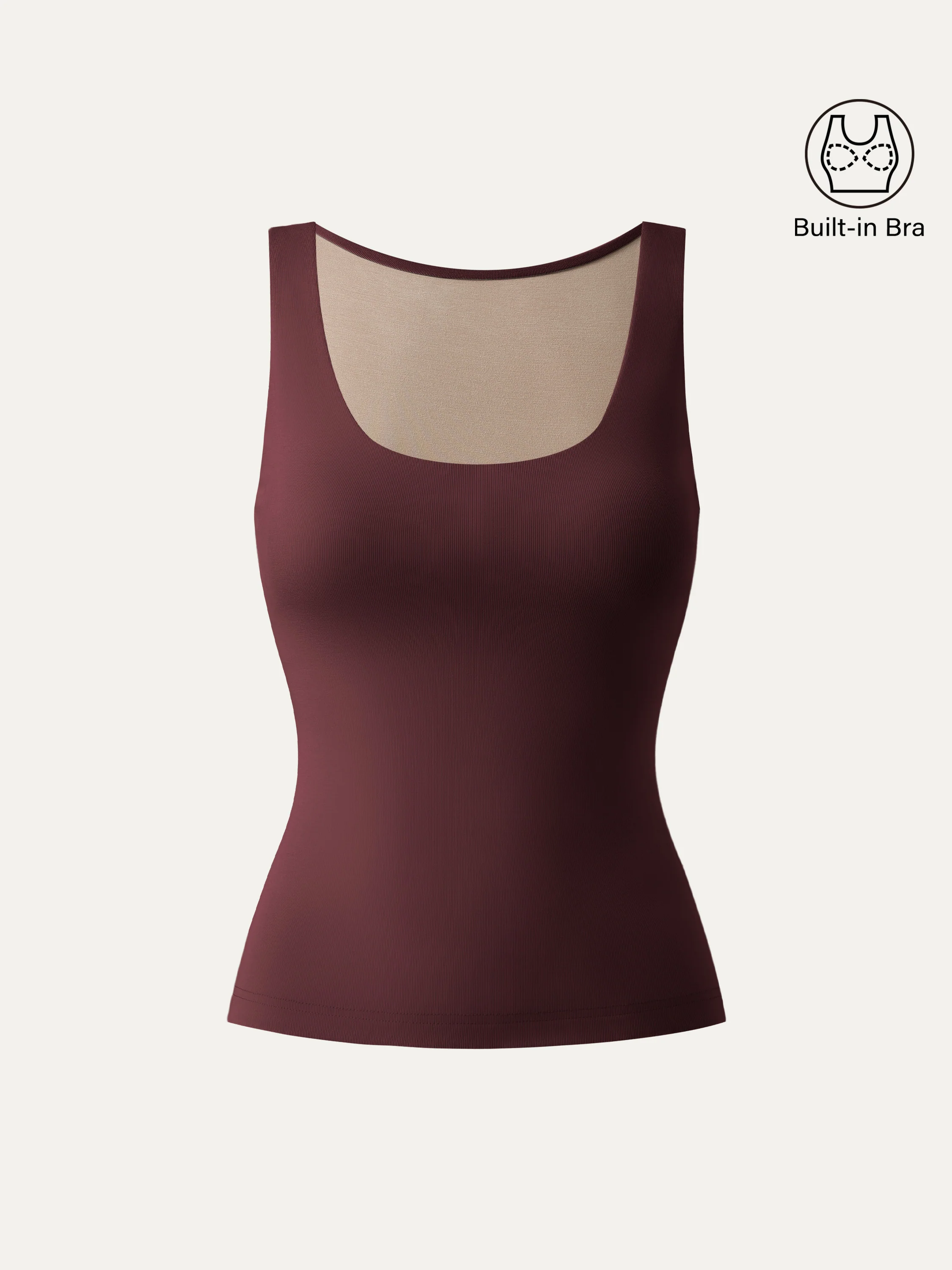 U-neck Breathable Bra Tank