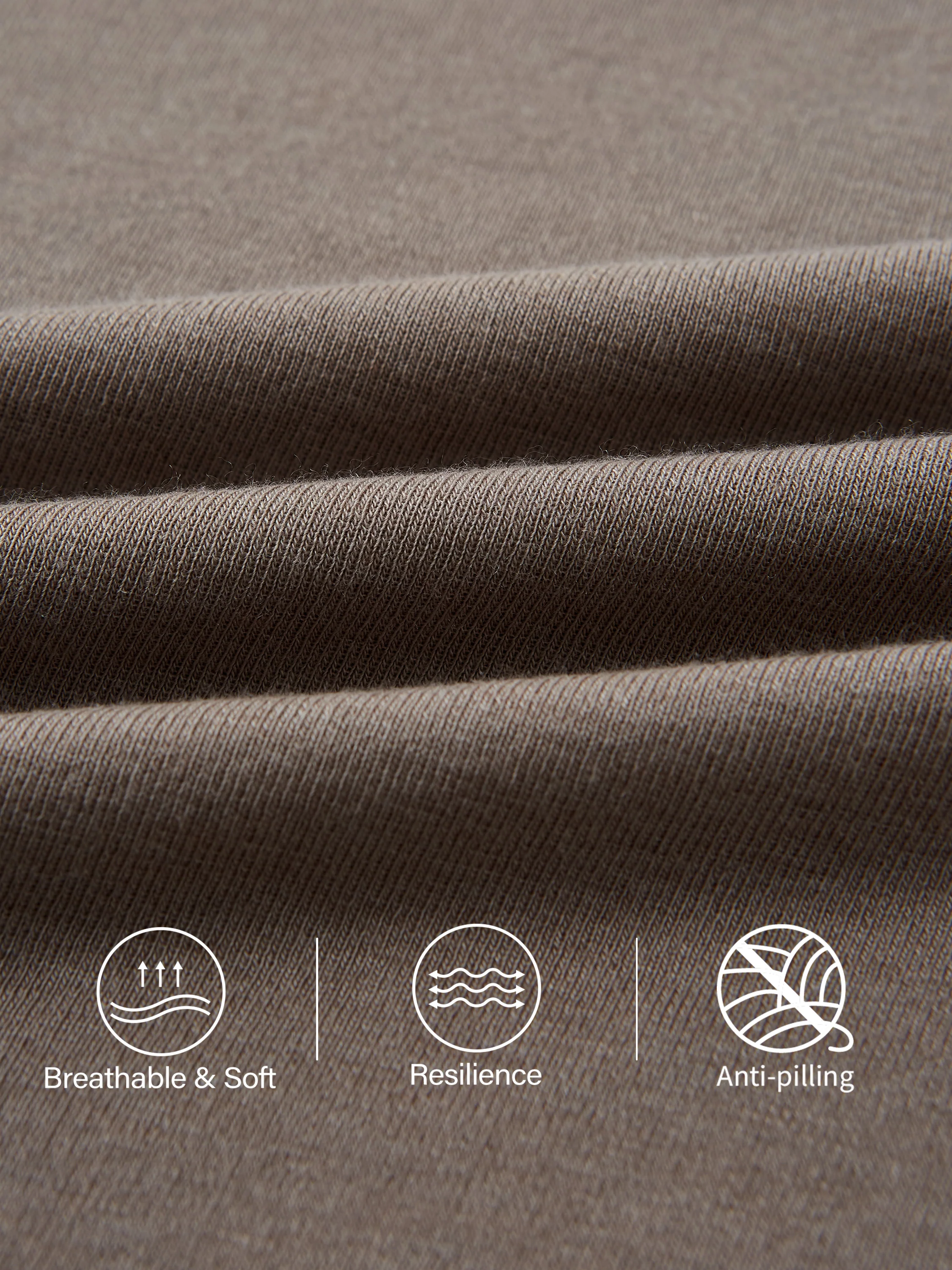 2Pcs Set Lyocell Cashmere V-neck Drop Shoulder Top & Crew Neck Wide Shoulder Brami