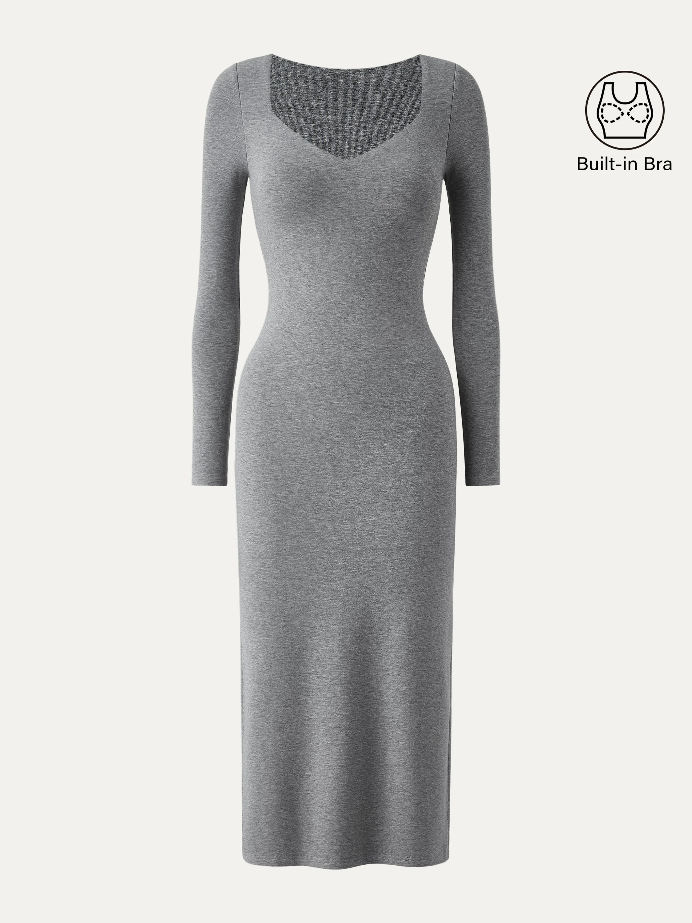 Sweetheart Neckline Midi Dress