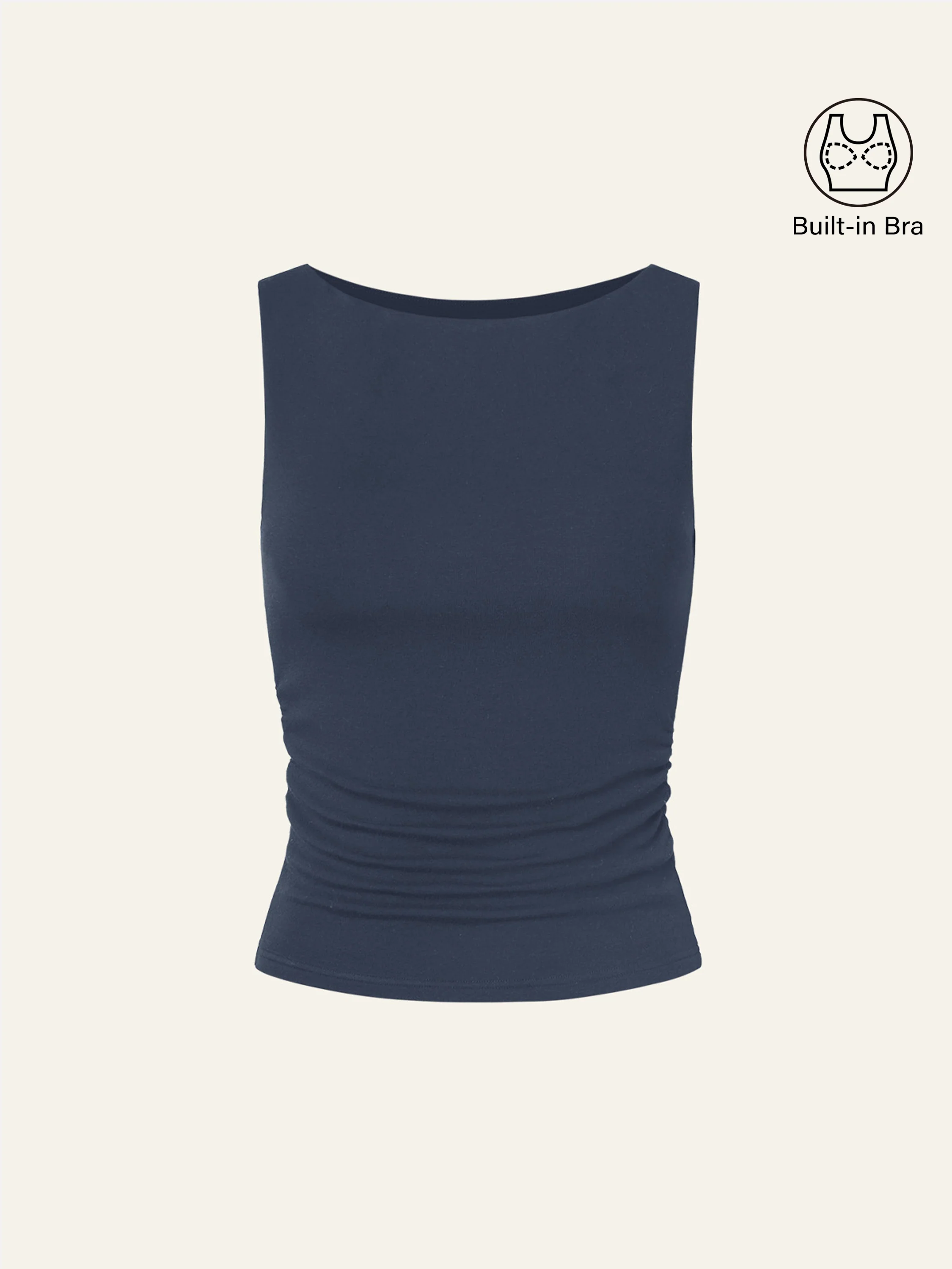 Boat Neck Sports Tank Top