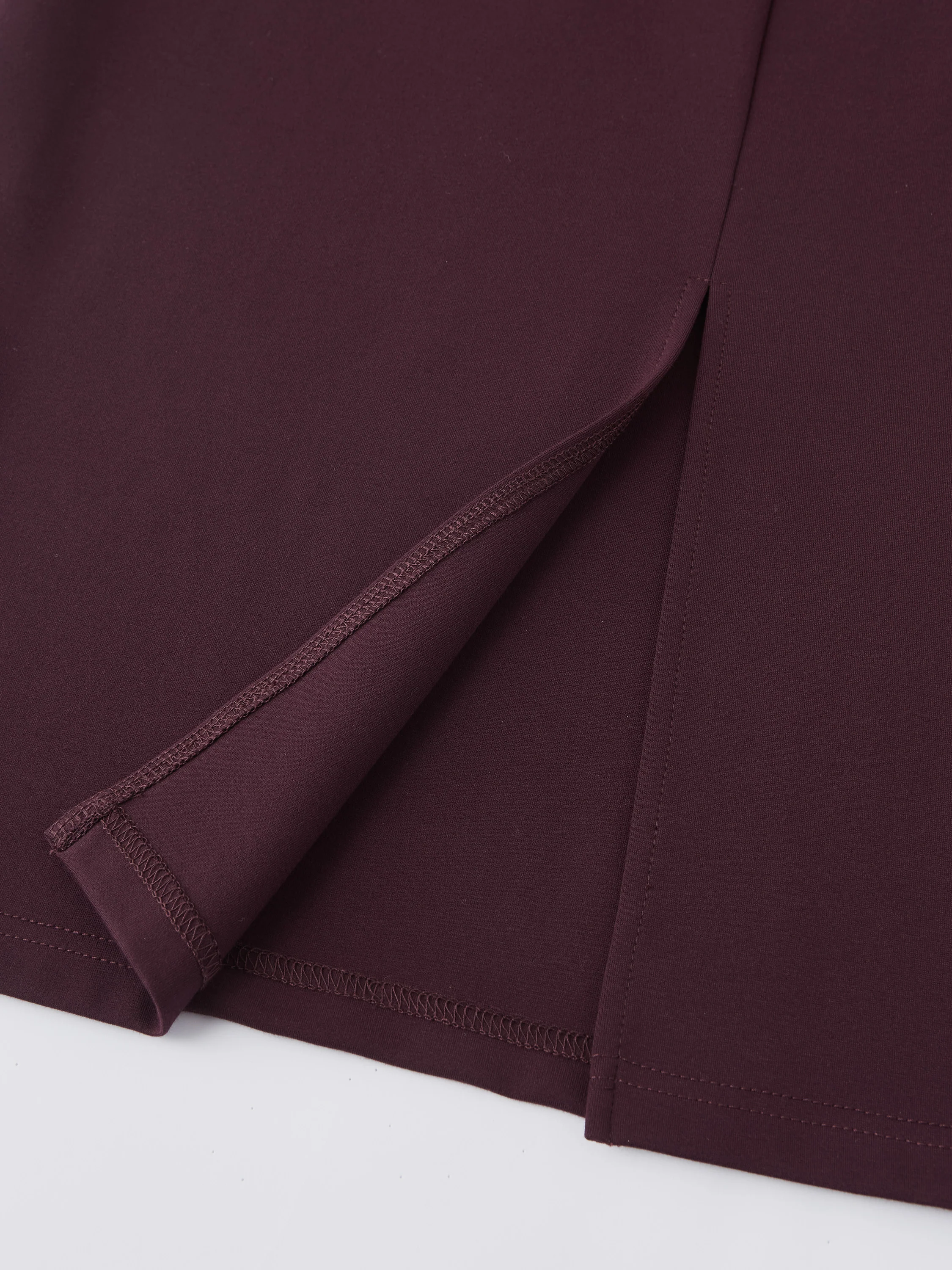 Essential A-line Midi Skirt with Zippered Pockets