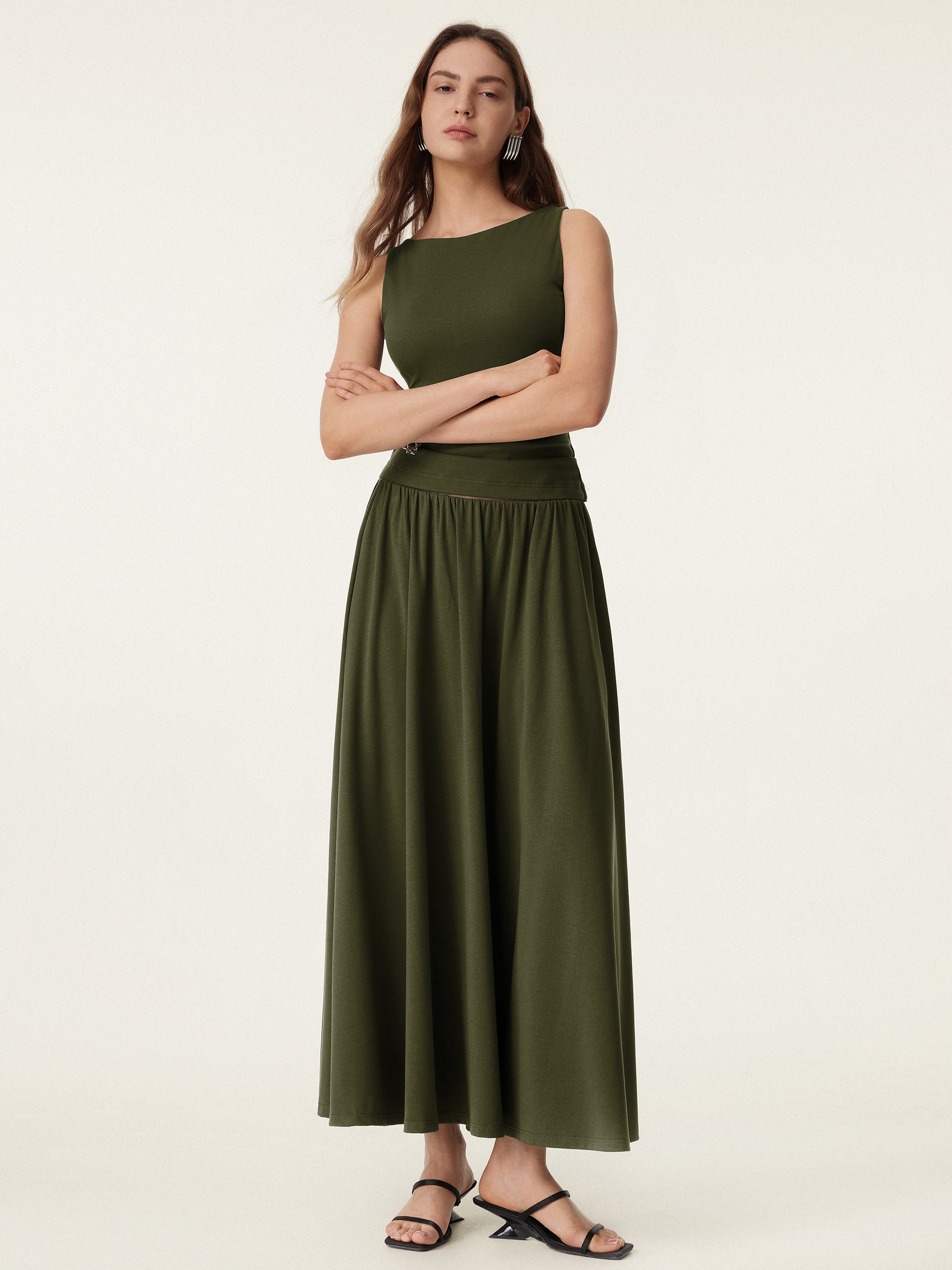 Soft Boatneck Breathable Bra Tank