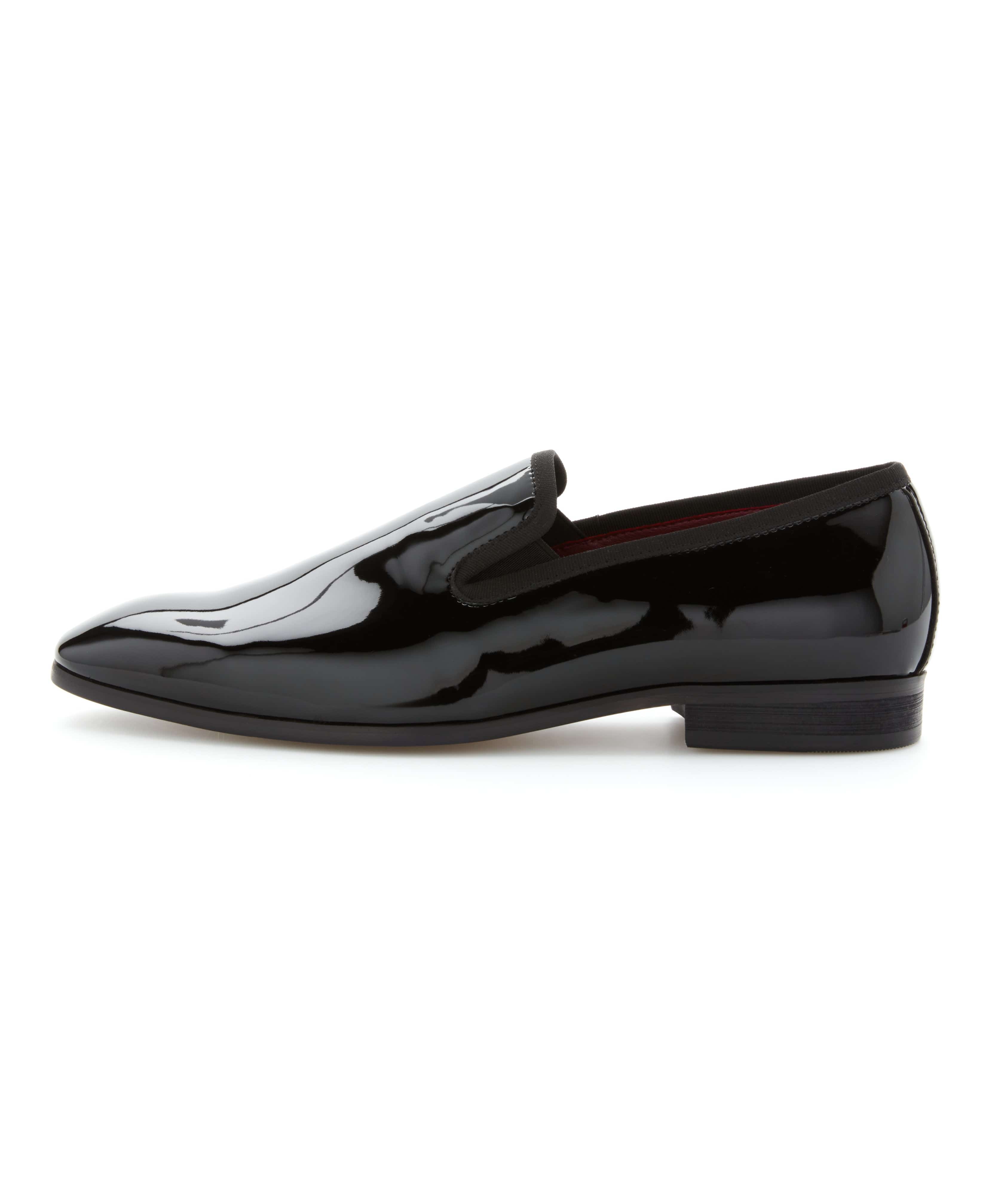 Patent Leather Slip-On Shoes