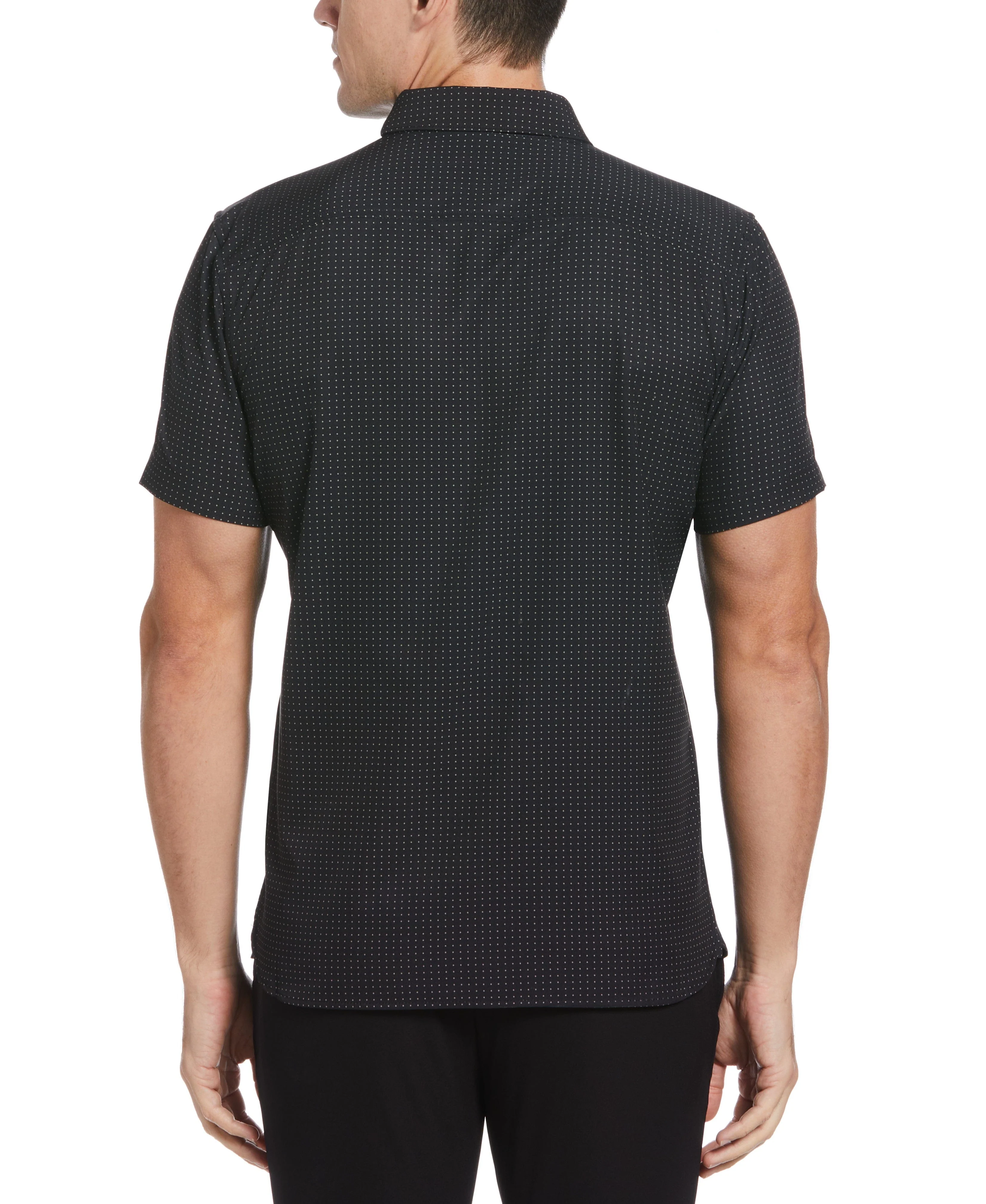 Big & Tall Total Stretch Dot Print Shirt