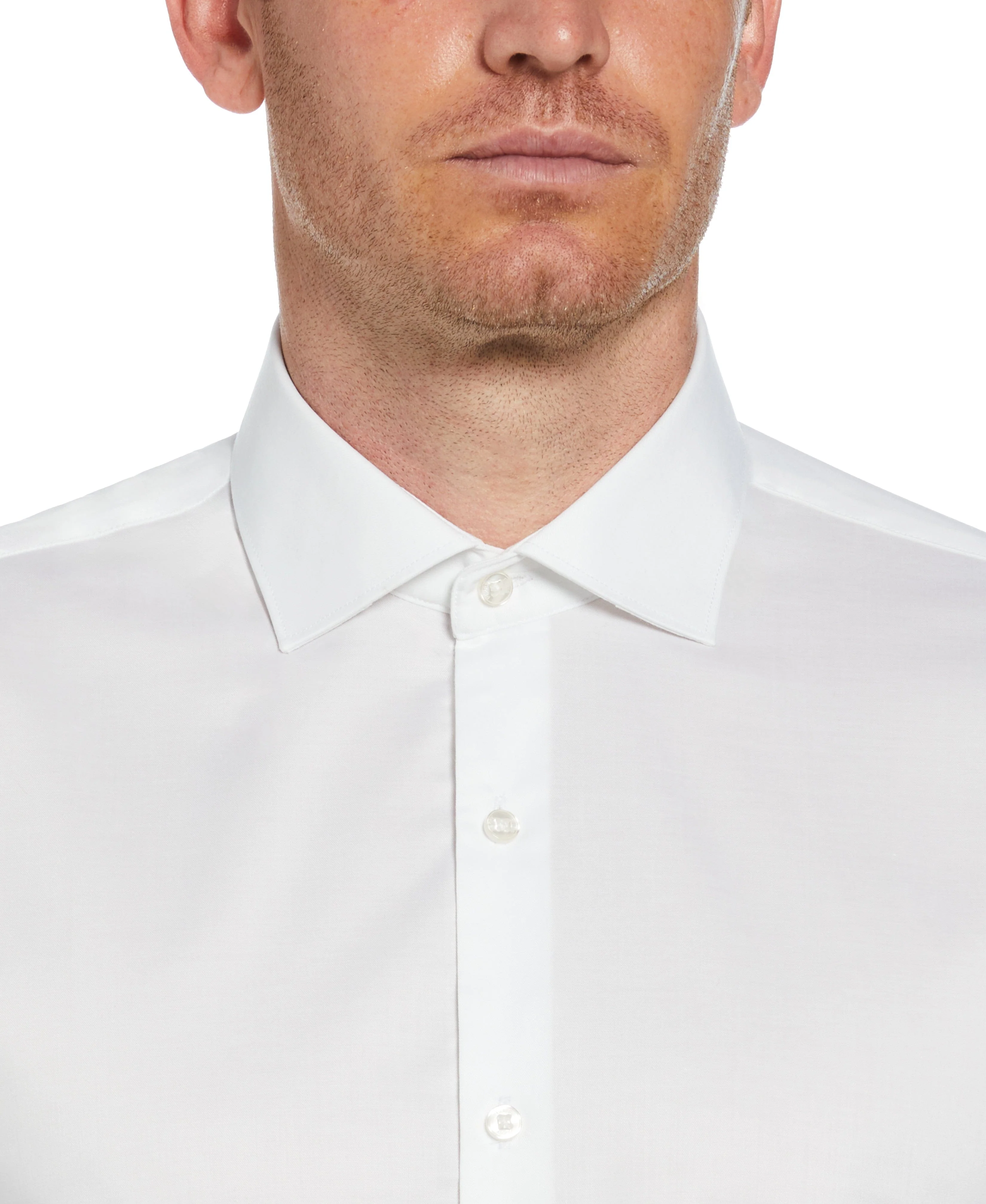Slim Fit Luxe Button-Down Tencel Twill Dress Shirt