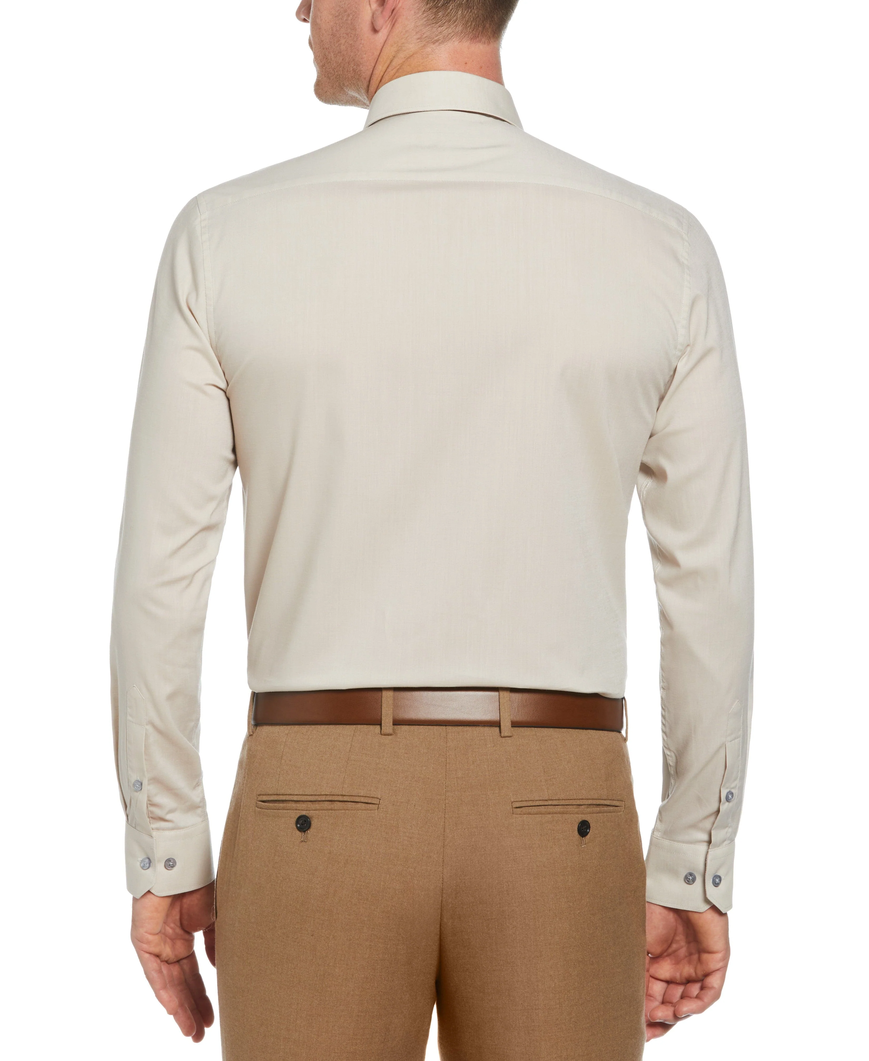 Slim Fit Luxe Button-Down Tencel Twill Dress Shirt