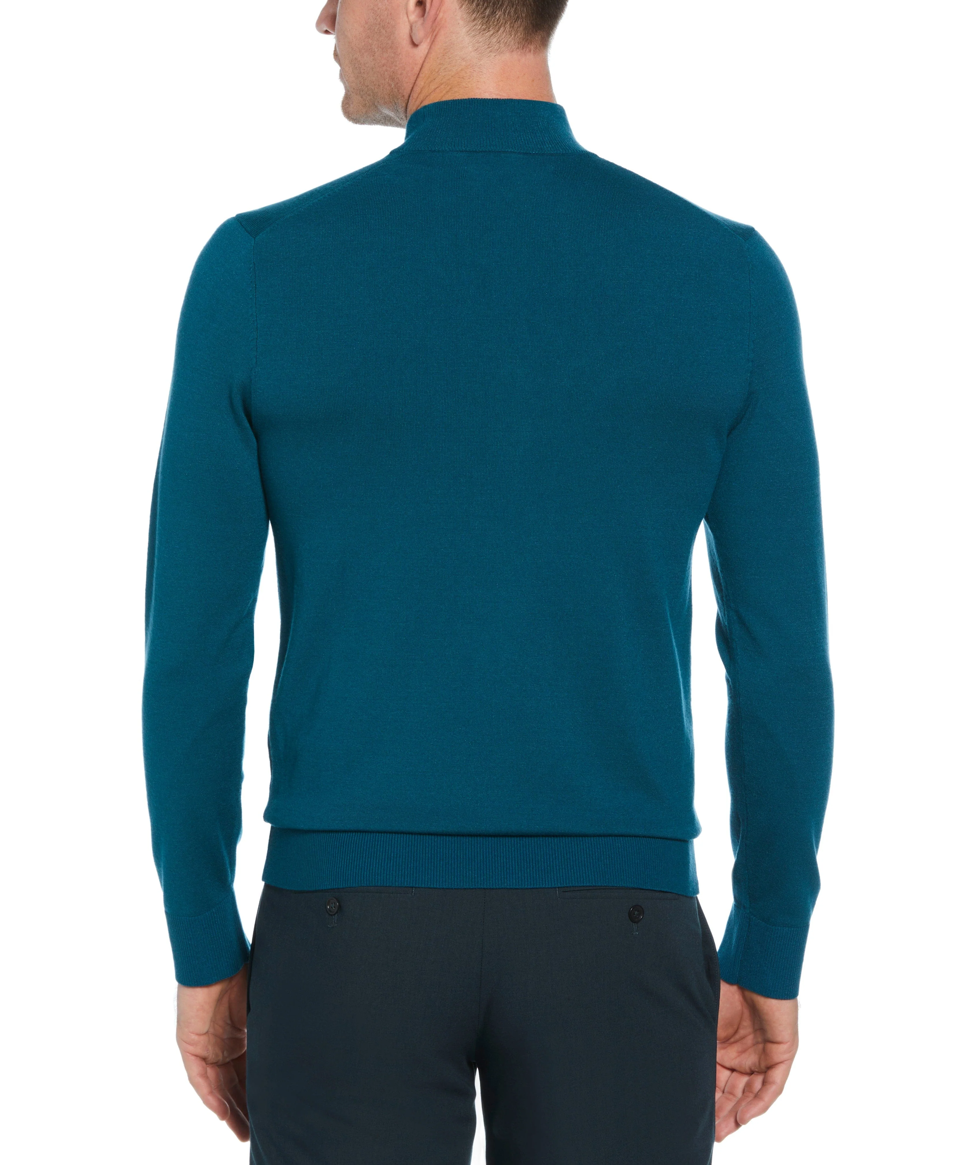 Tech Knit Mock Neck Pullover Sweater