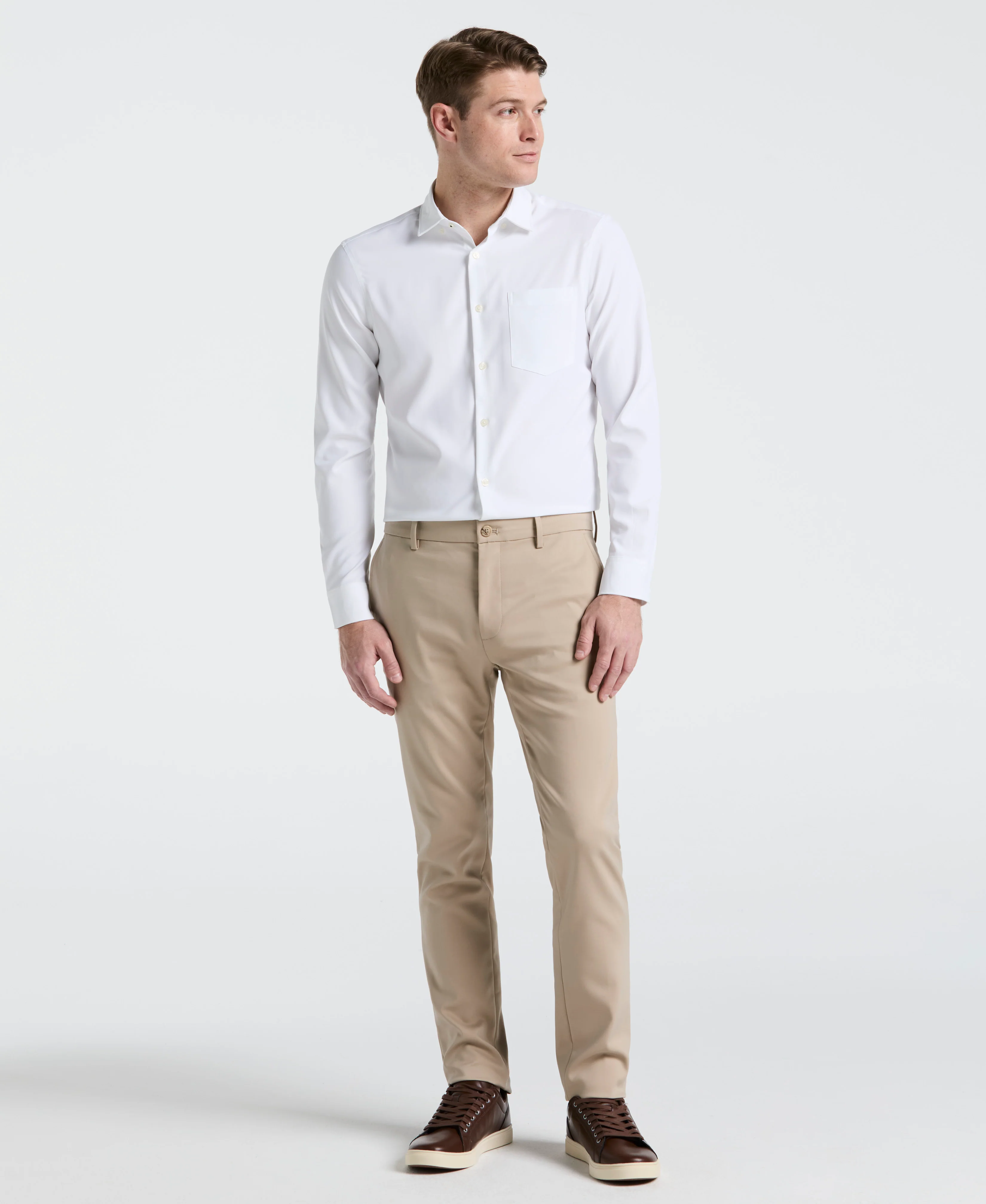 Slim Fit Double Cloth Chino Pant