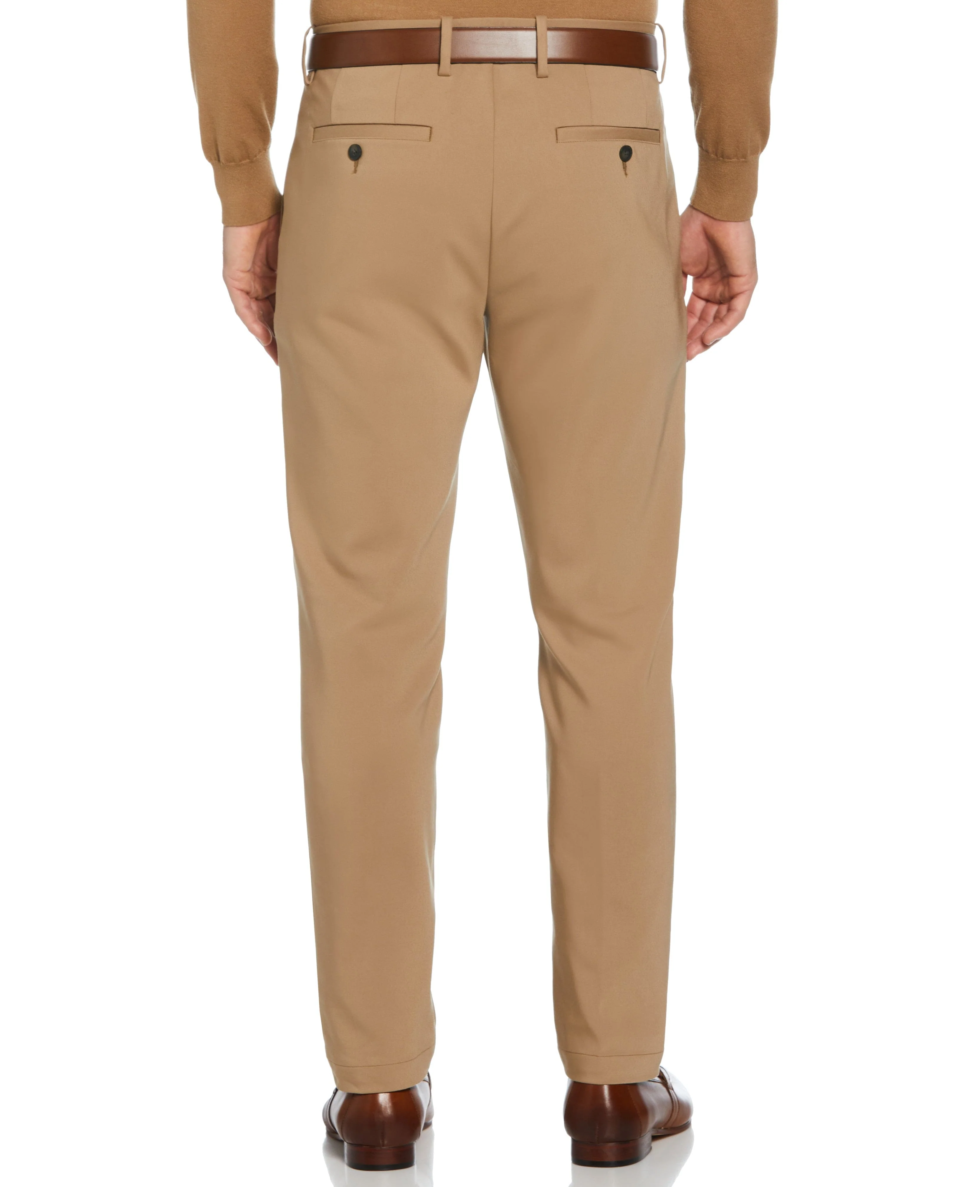 Tua X Perry Ellis Collaboration Slim Fit Luxe Double Weave Chino Pant