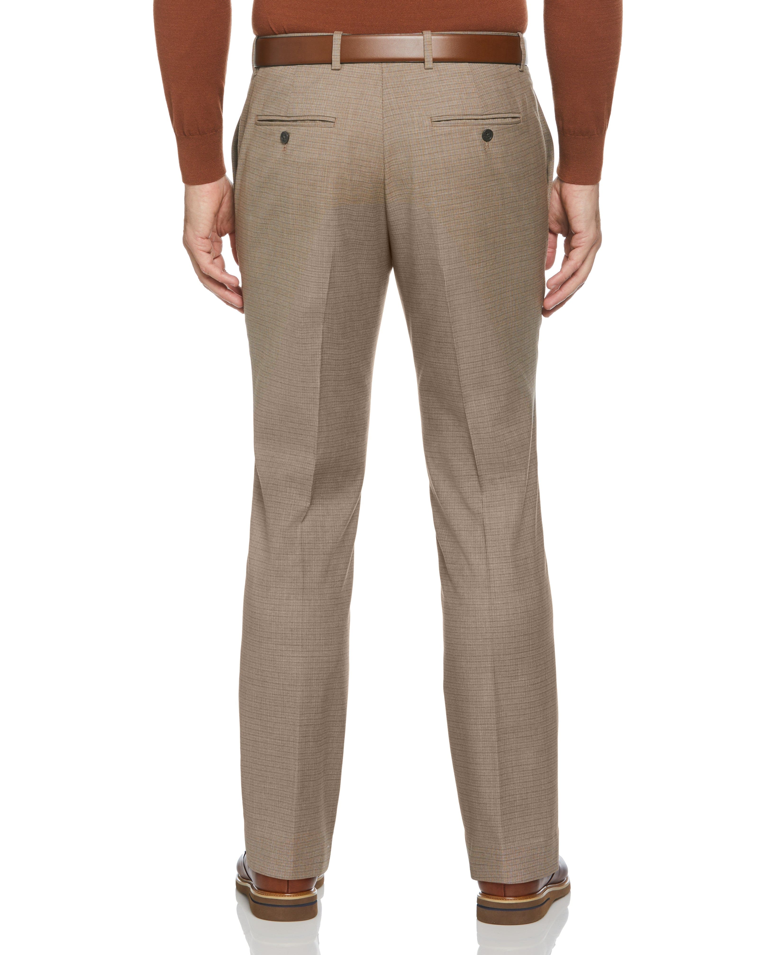 Slim Fit Fine Grid Suit Pant