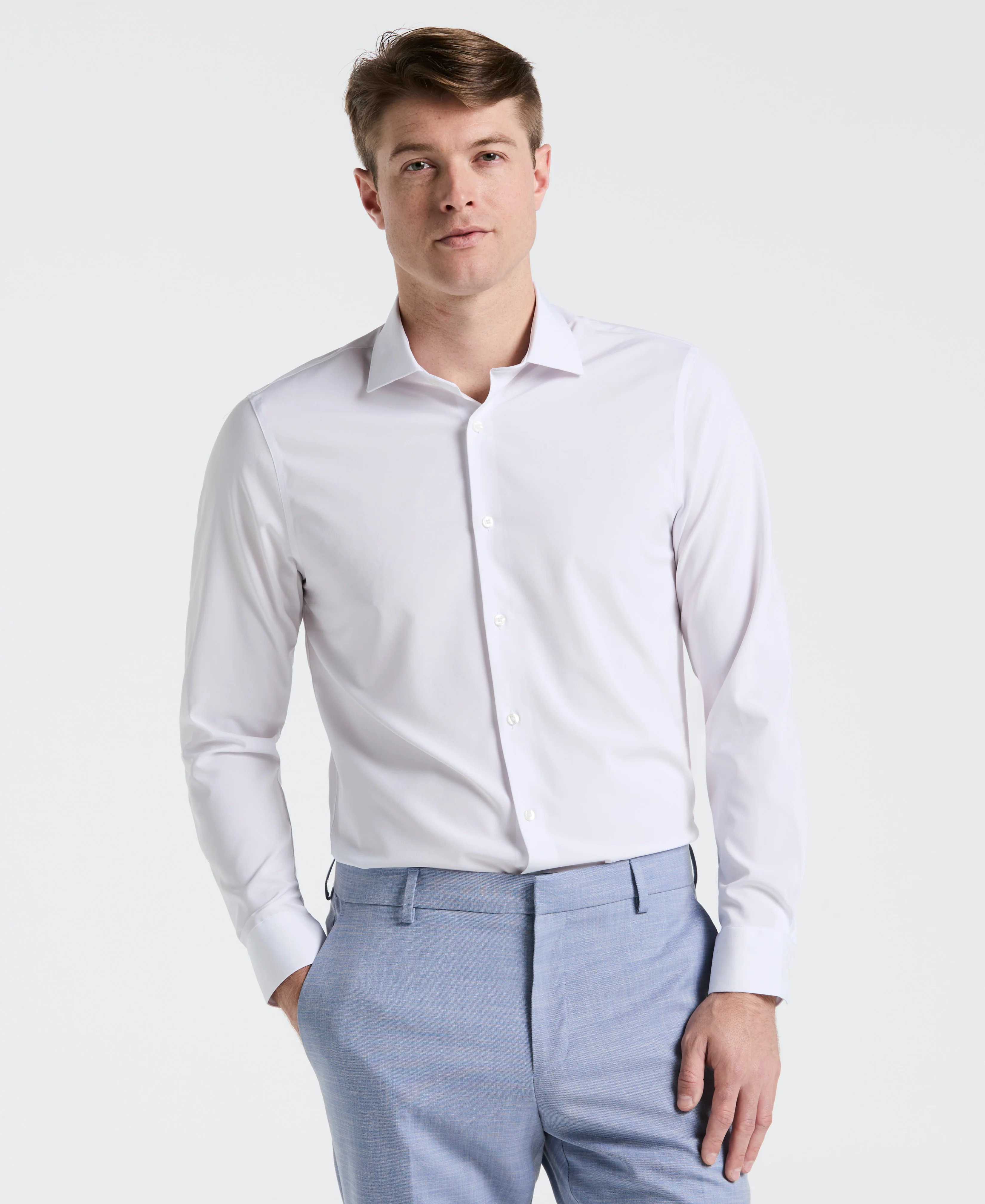 Performance Tech Solid Dress Shirt