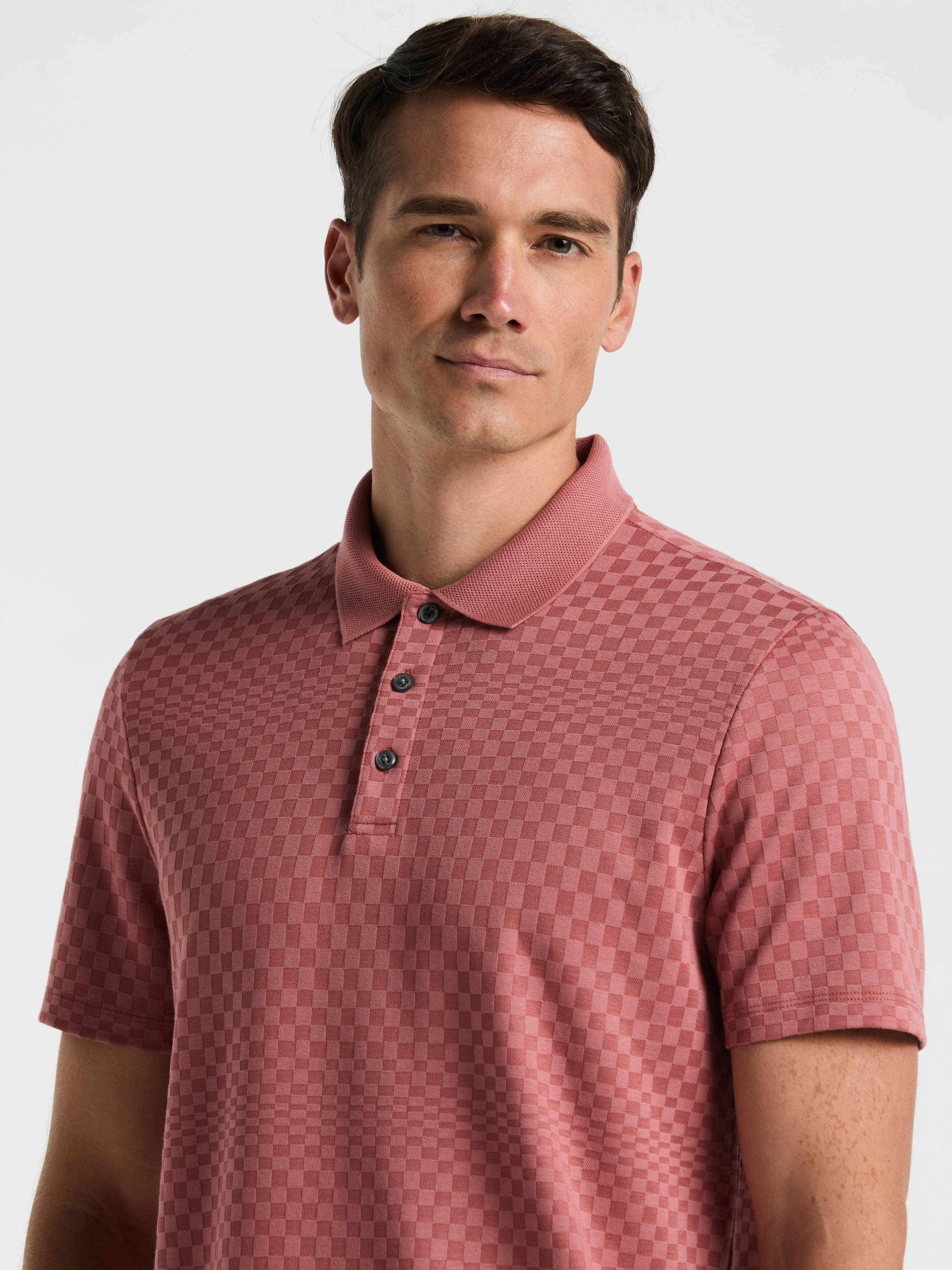 Textured Ombre Polo Shirt