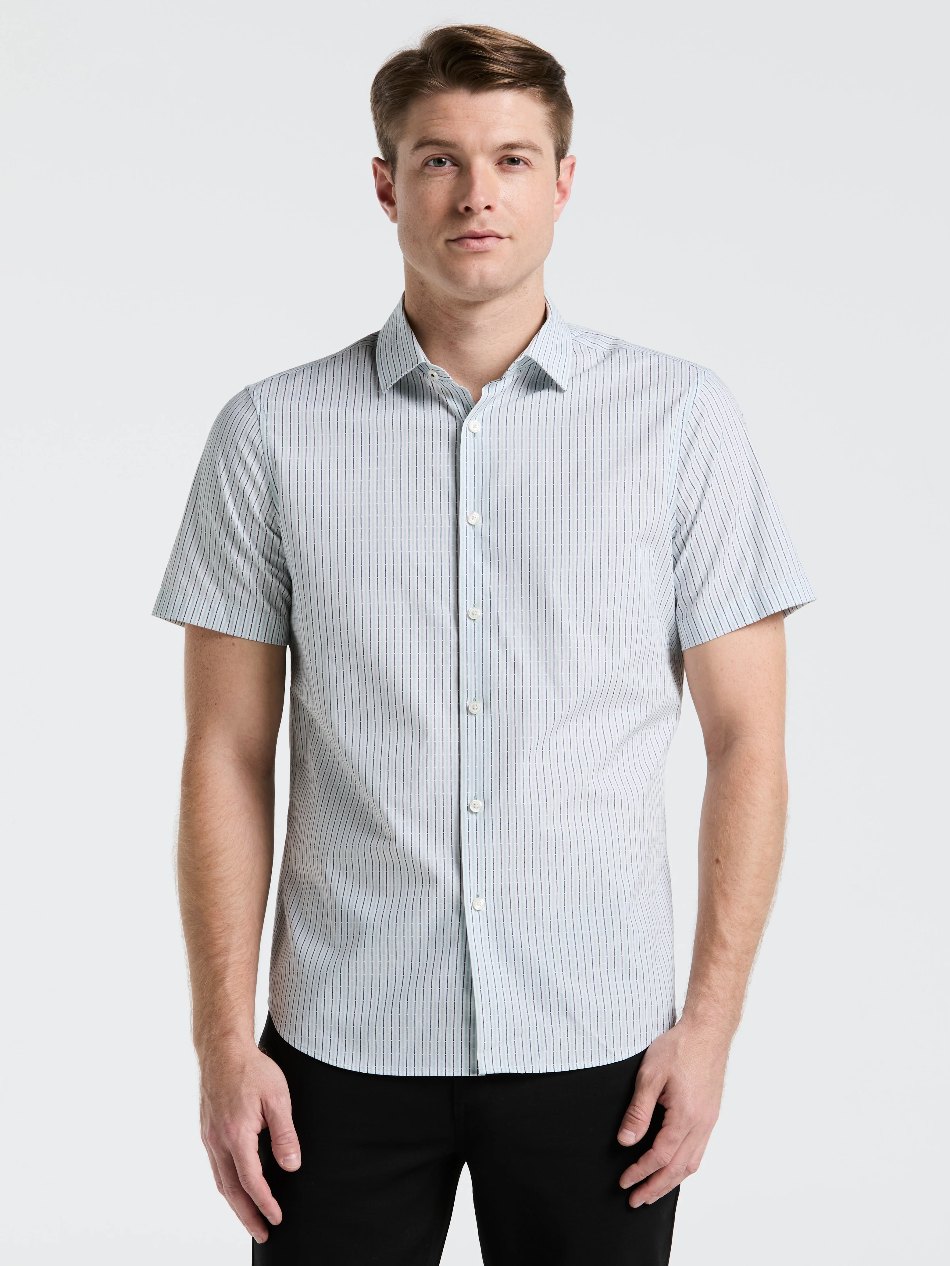 Cotton Dobby Stripe Shirt