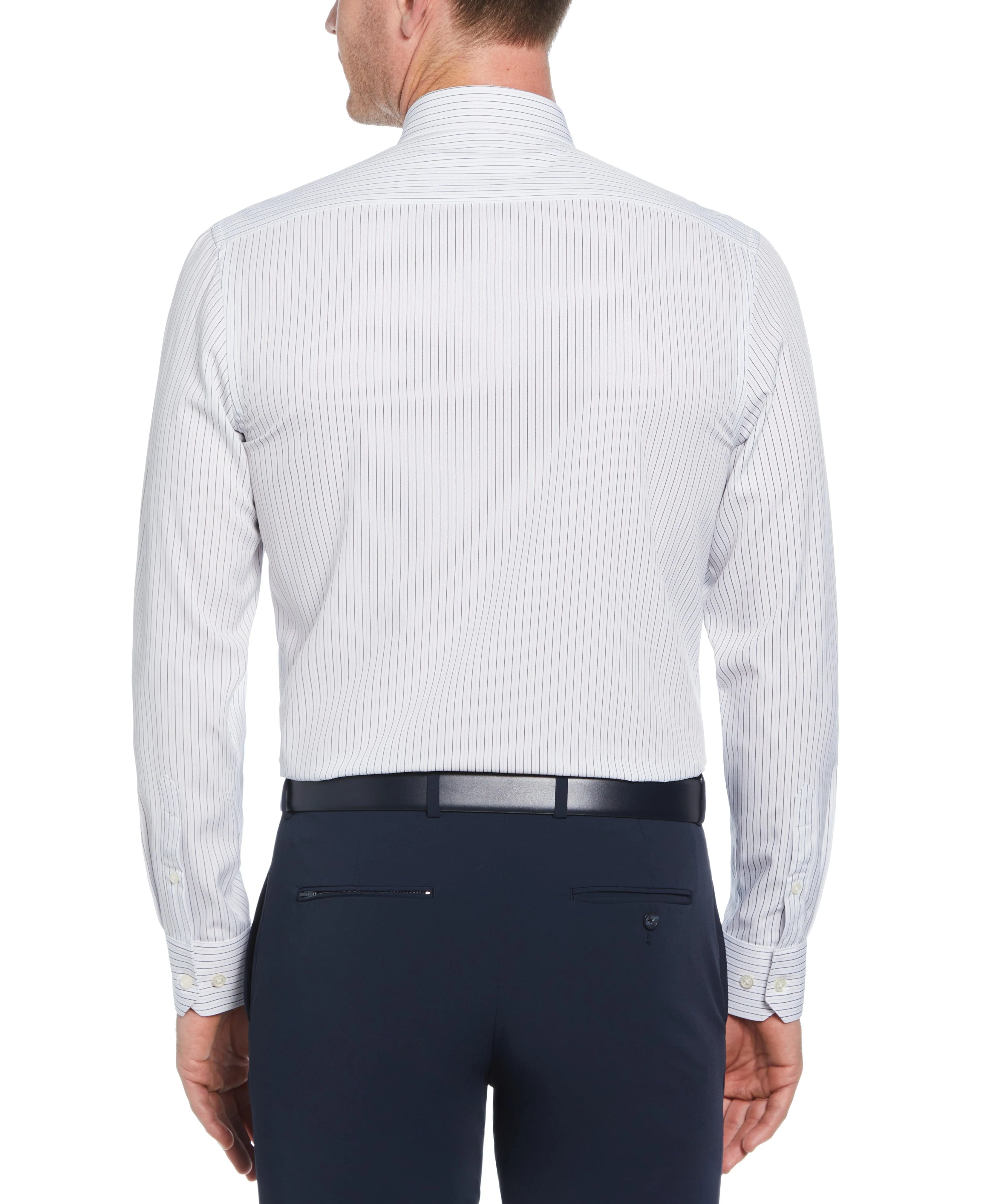 Total Stretch Bi-Color Pinstripe Shirt