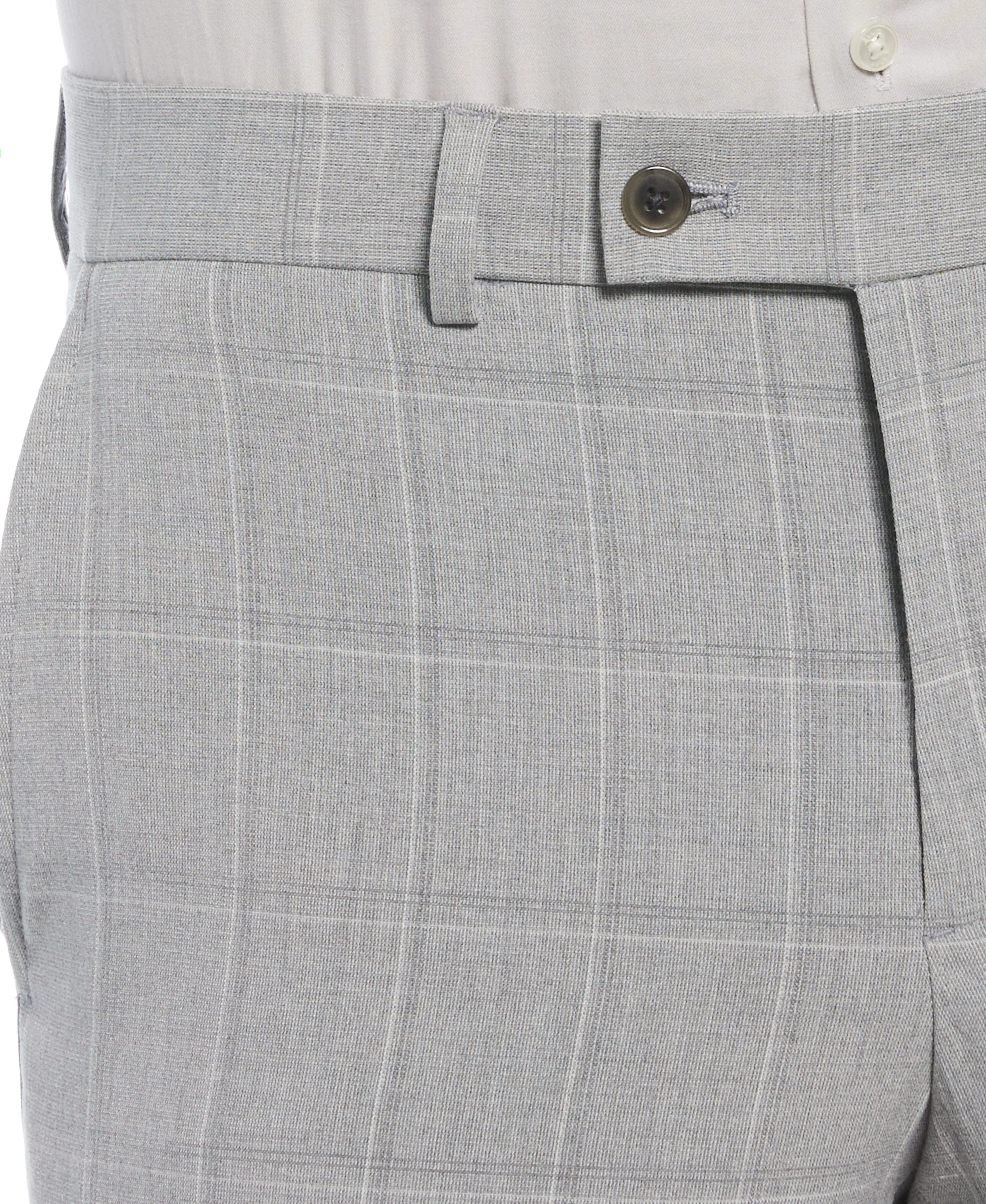 Slim Fit Windowpane Suit Pant