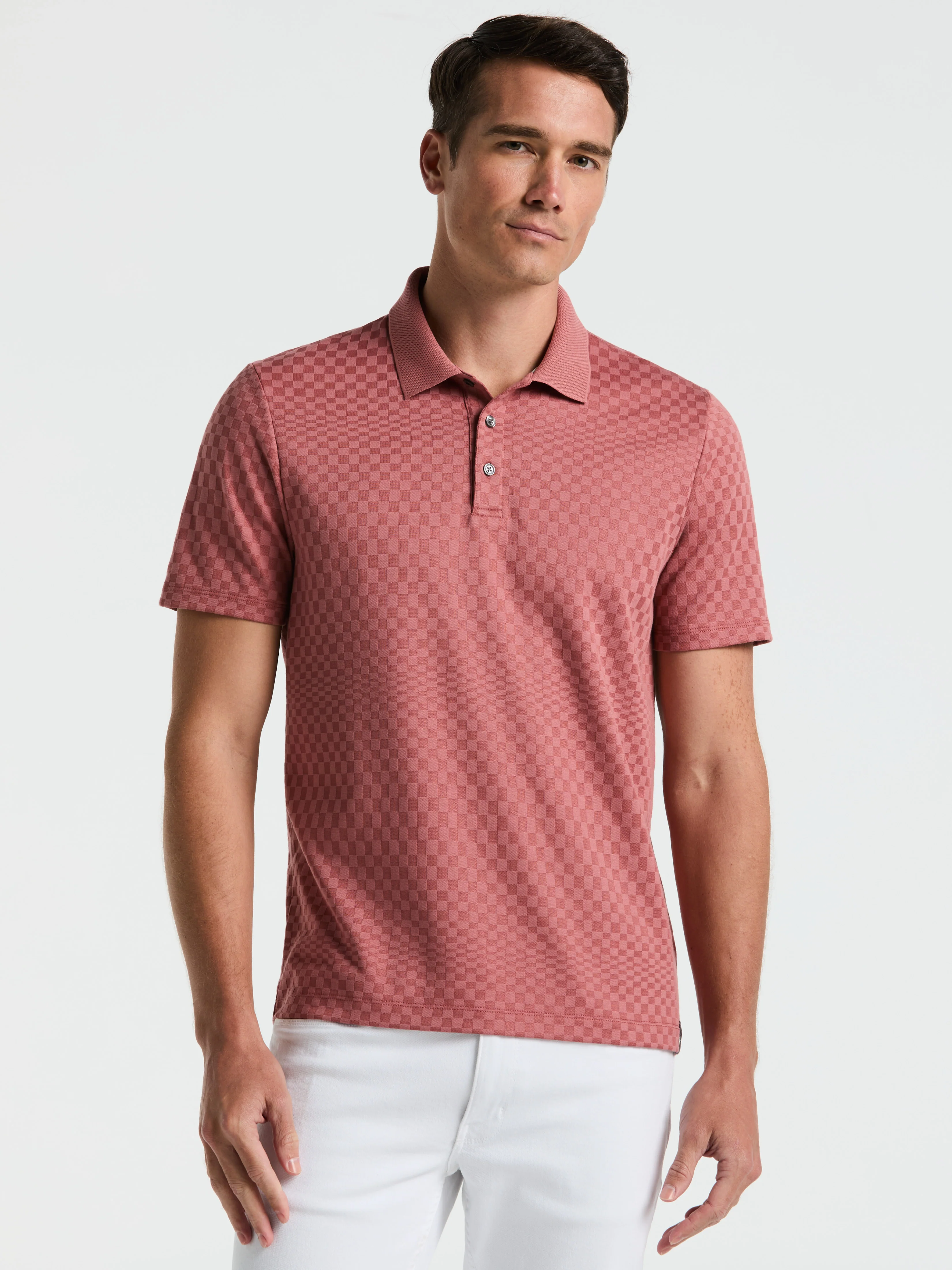 Textured Ombre Polo Shirt