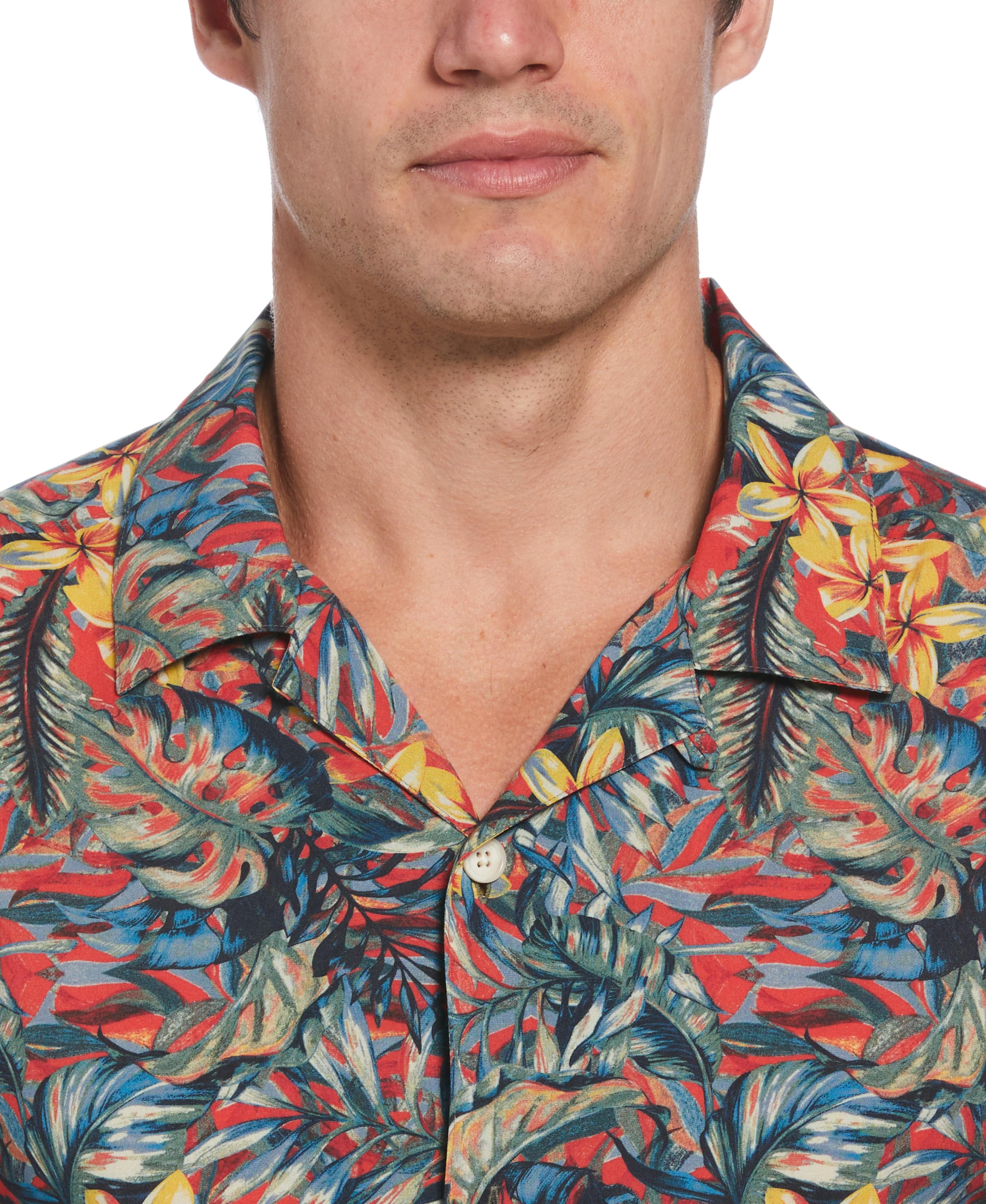 Tua X Perry Ellis Collaboration Ecovero Botanical Print Shirt