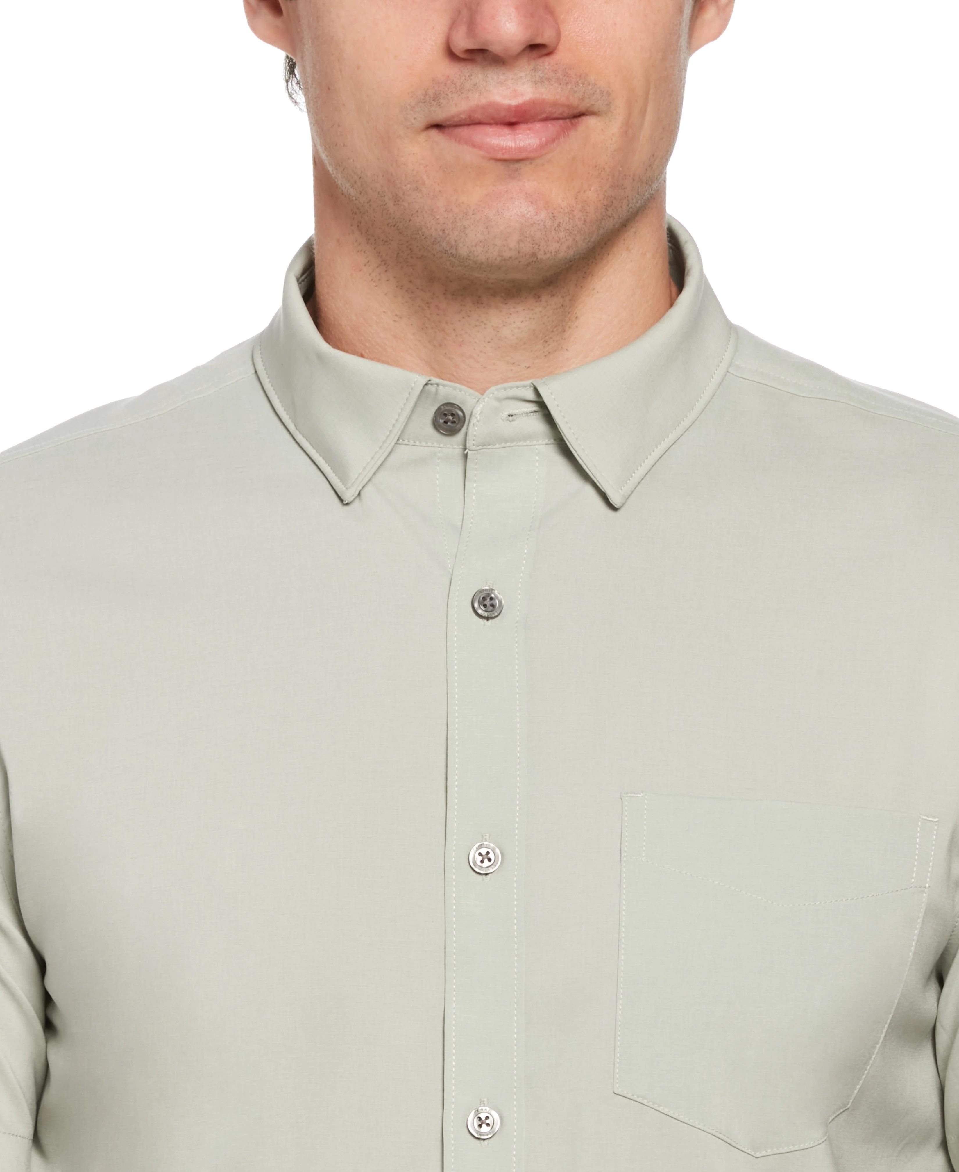 Total Stretch Slim Fit Heather Shirt