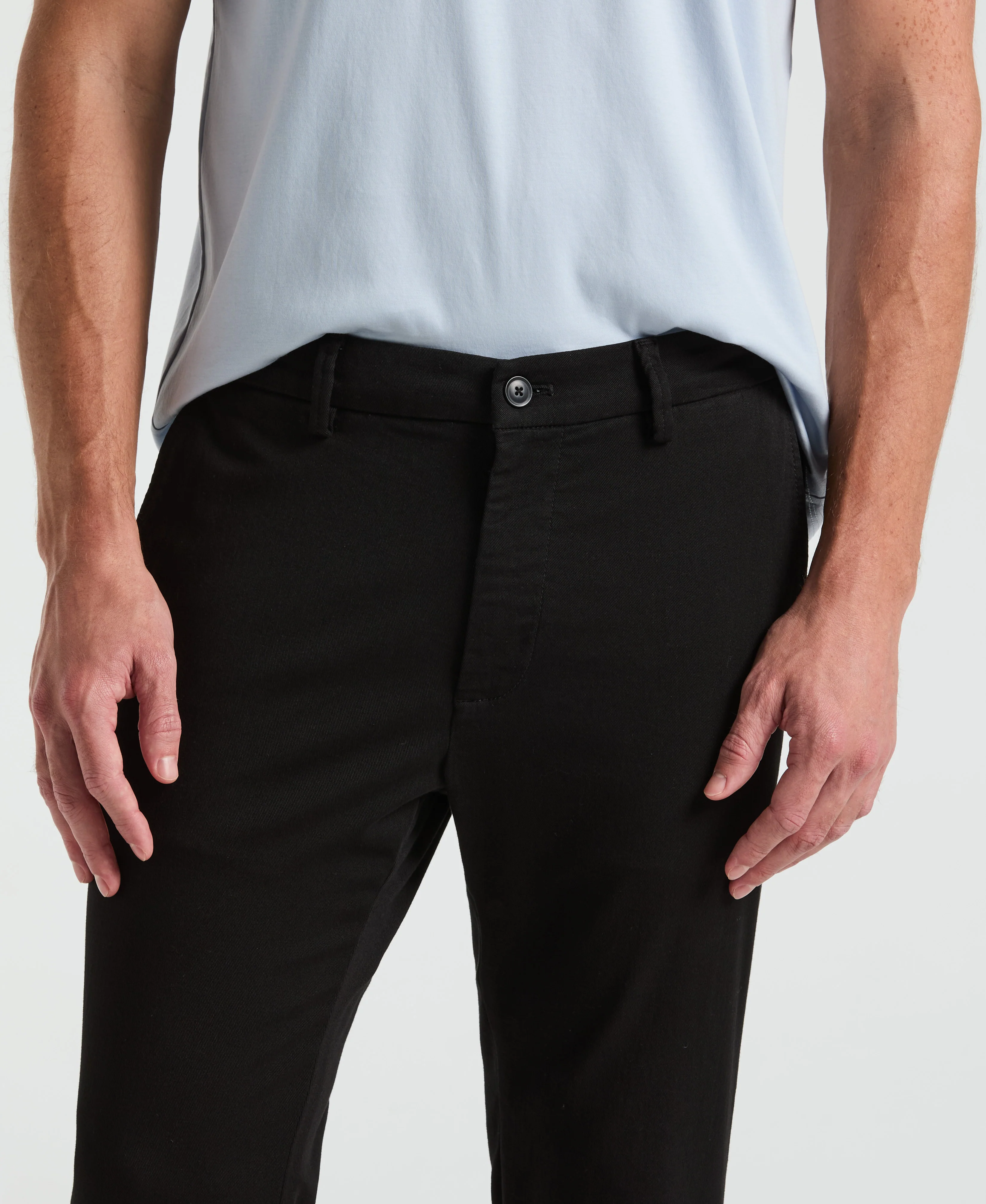 Slim Fit Dyed Solid Twill Chino Pant