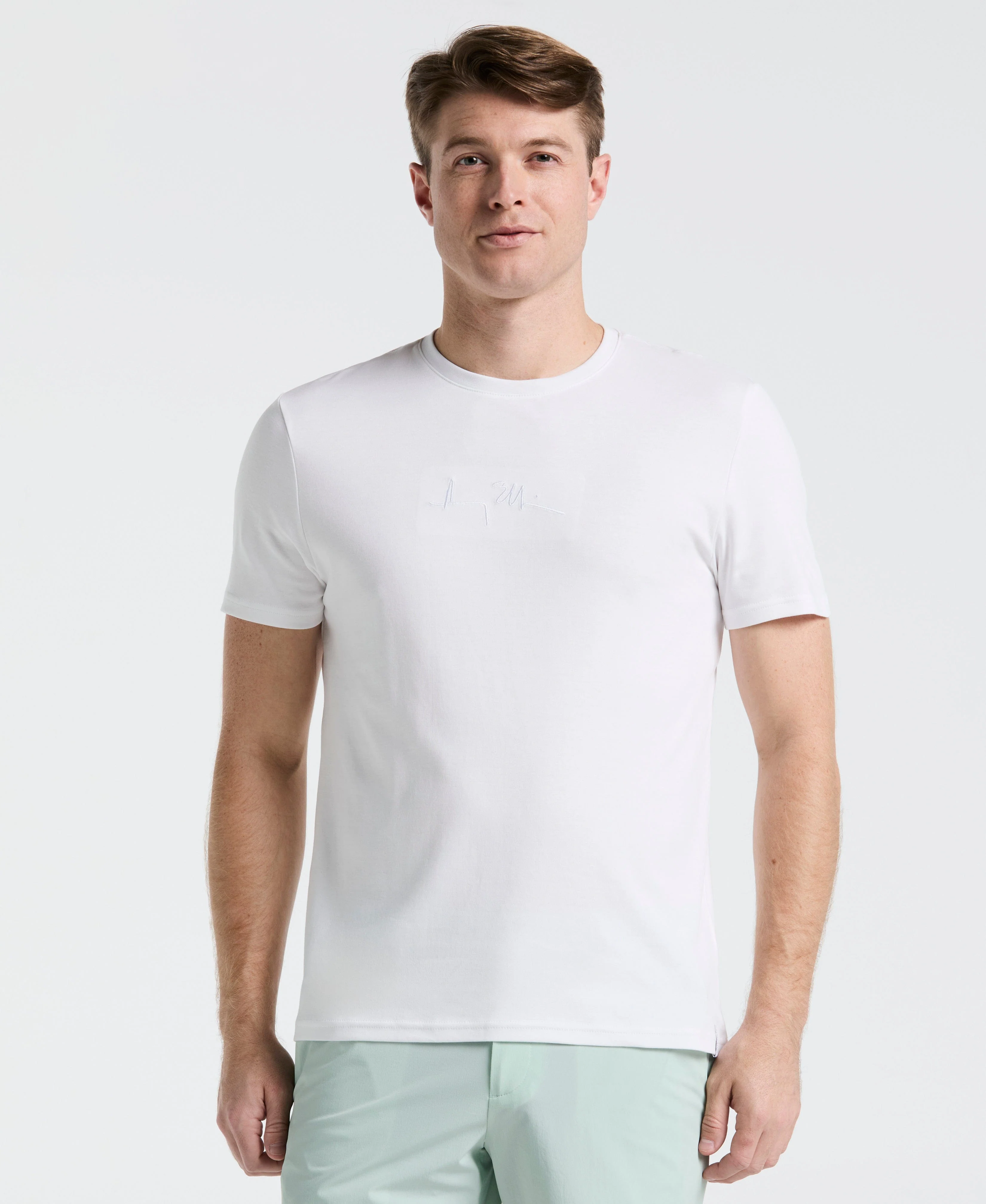 Bold Signature Crew Neck Tee