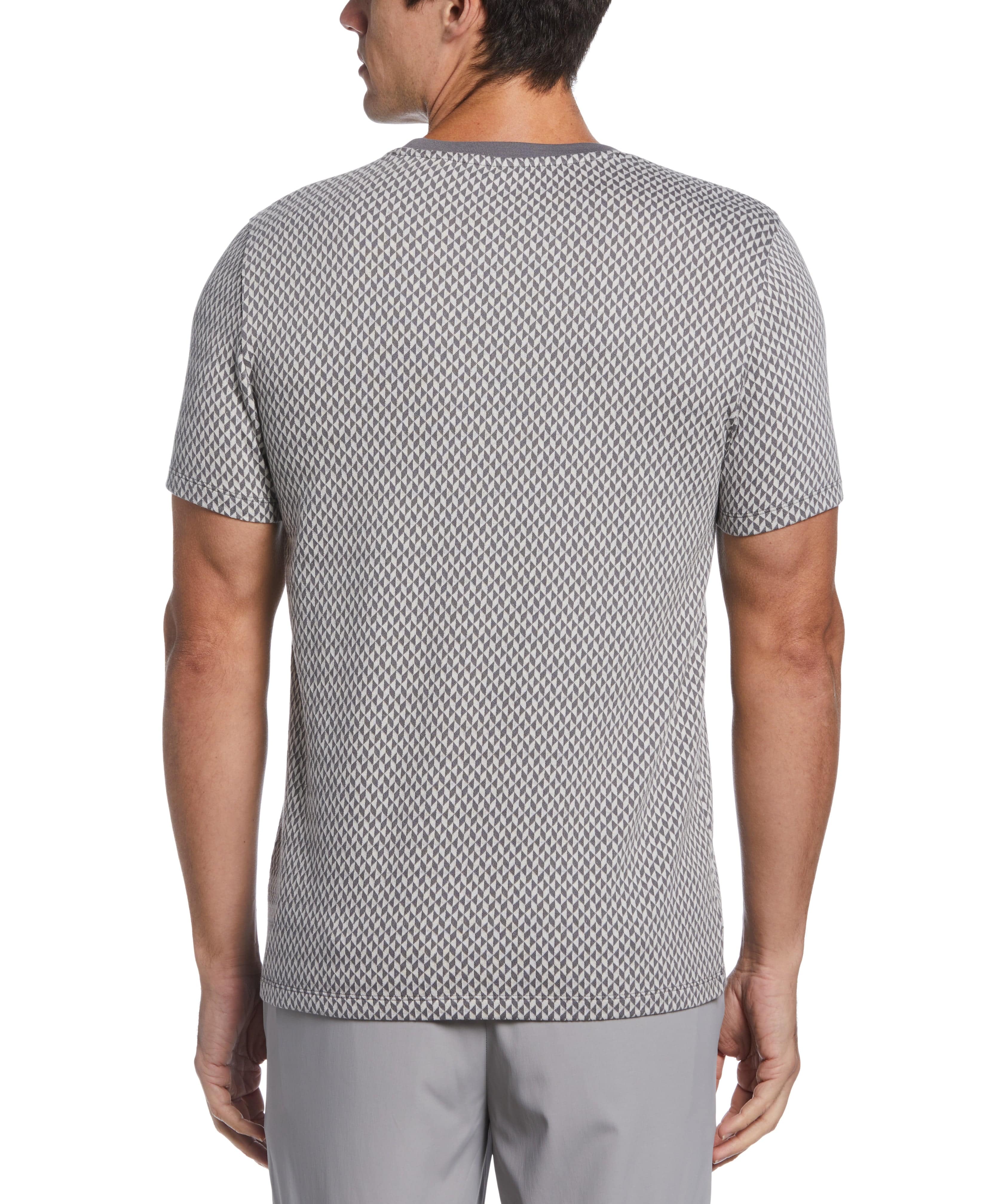 Jacquard Crew Neck Tee